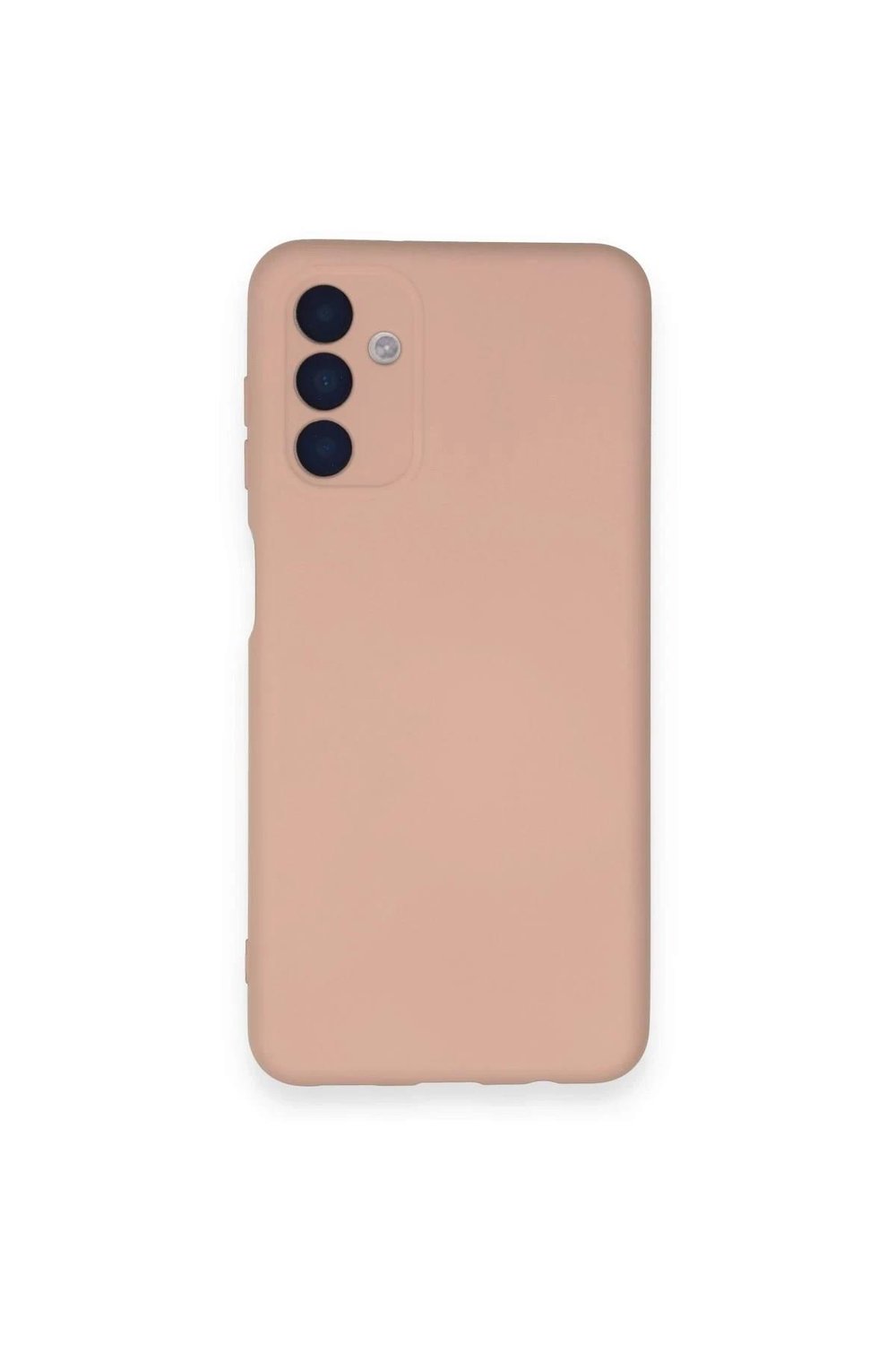 Mey İthalat®  Samsung Galaxy A14 4G Kılıf Nano içi Kadife Silikon - Pudra