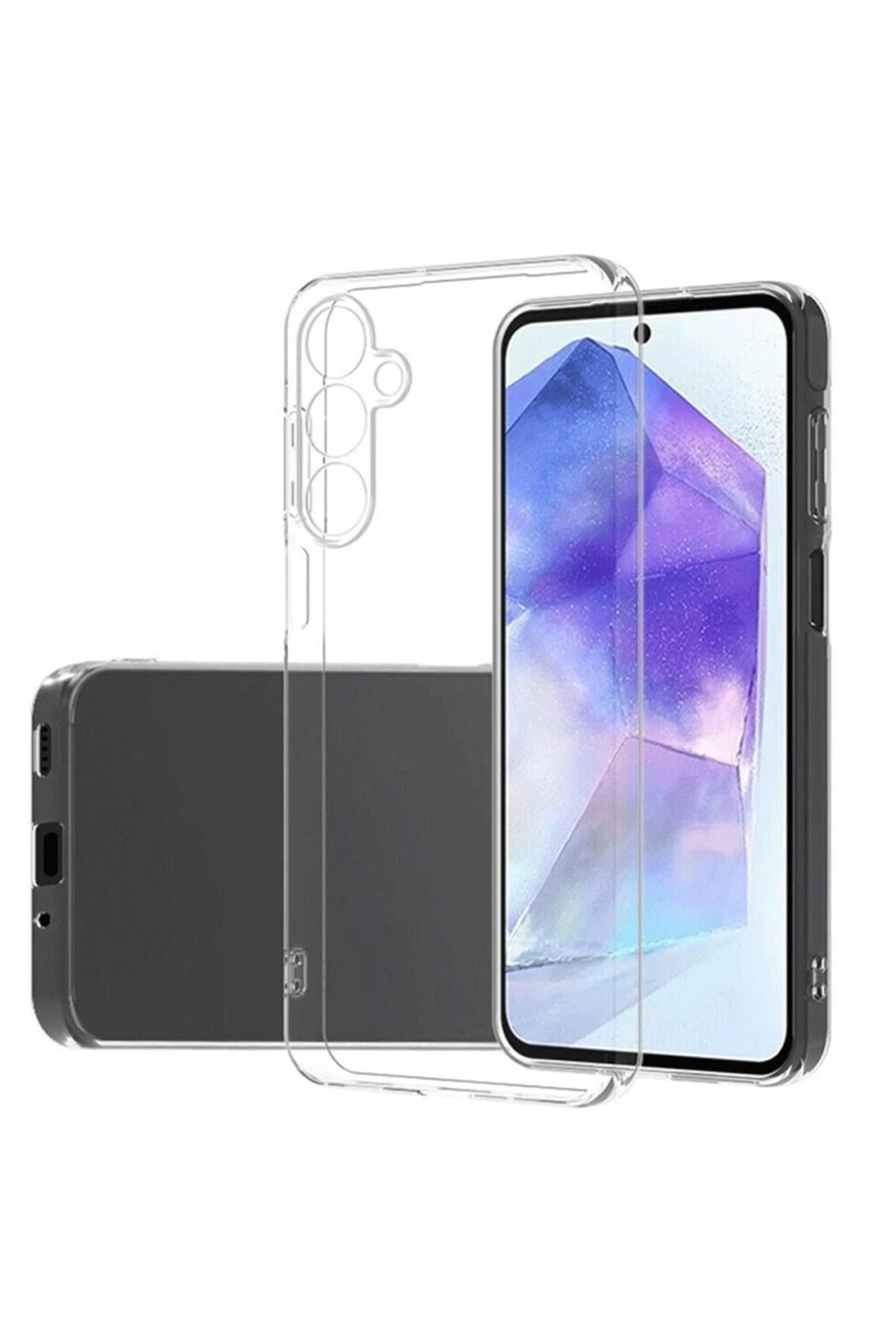 Mey İthalat®  Samsung Galaxy A16 5G Kılıf Lüx Şeffaf Silikon