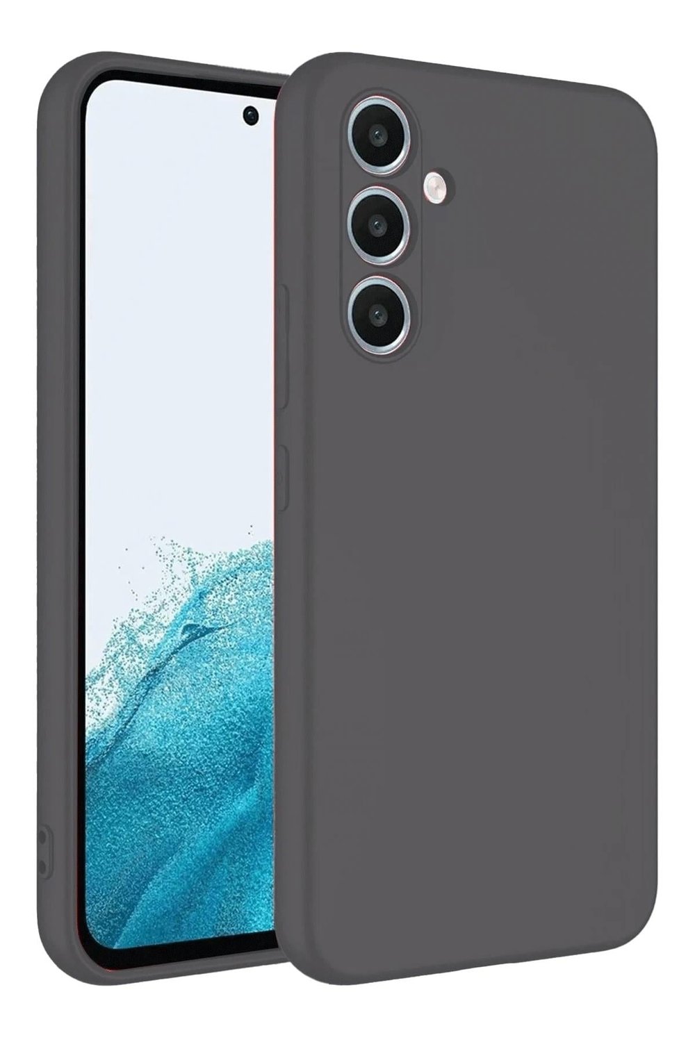 Mey İthalat®  Samsung Galaxy A16 5G Kılıf First Silikon - Gri