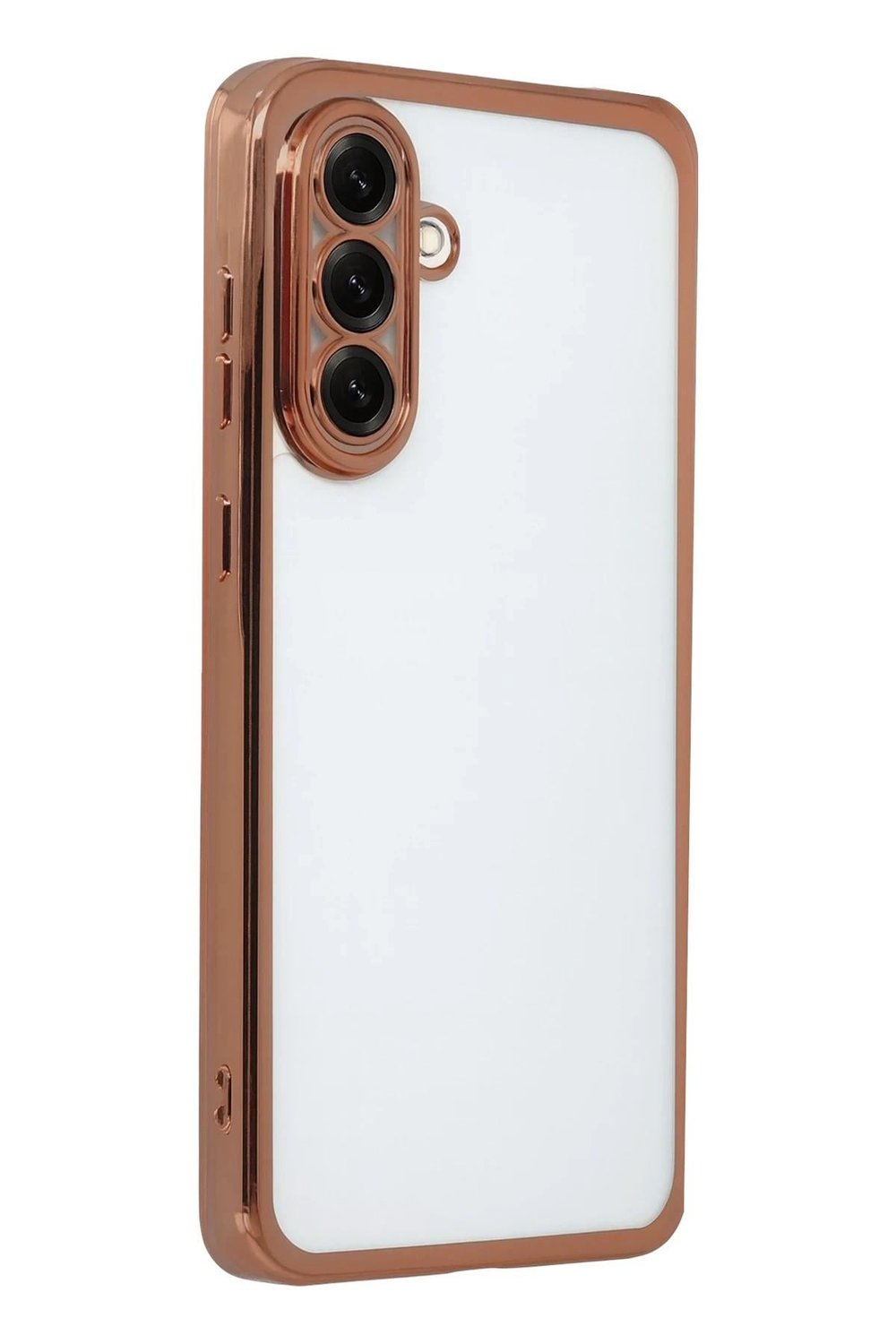 Mey İthalat®  Samsung Galaxy A17 5G  Lensli Silikon - Çöl Titanyum