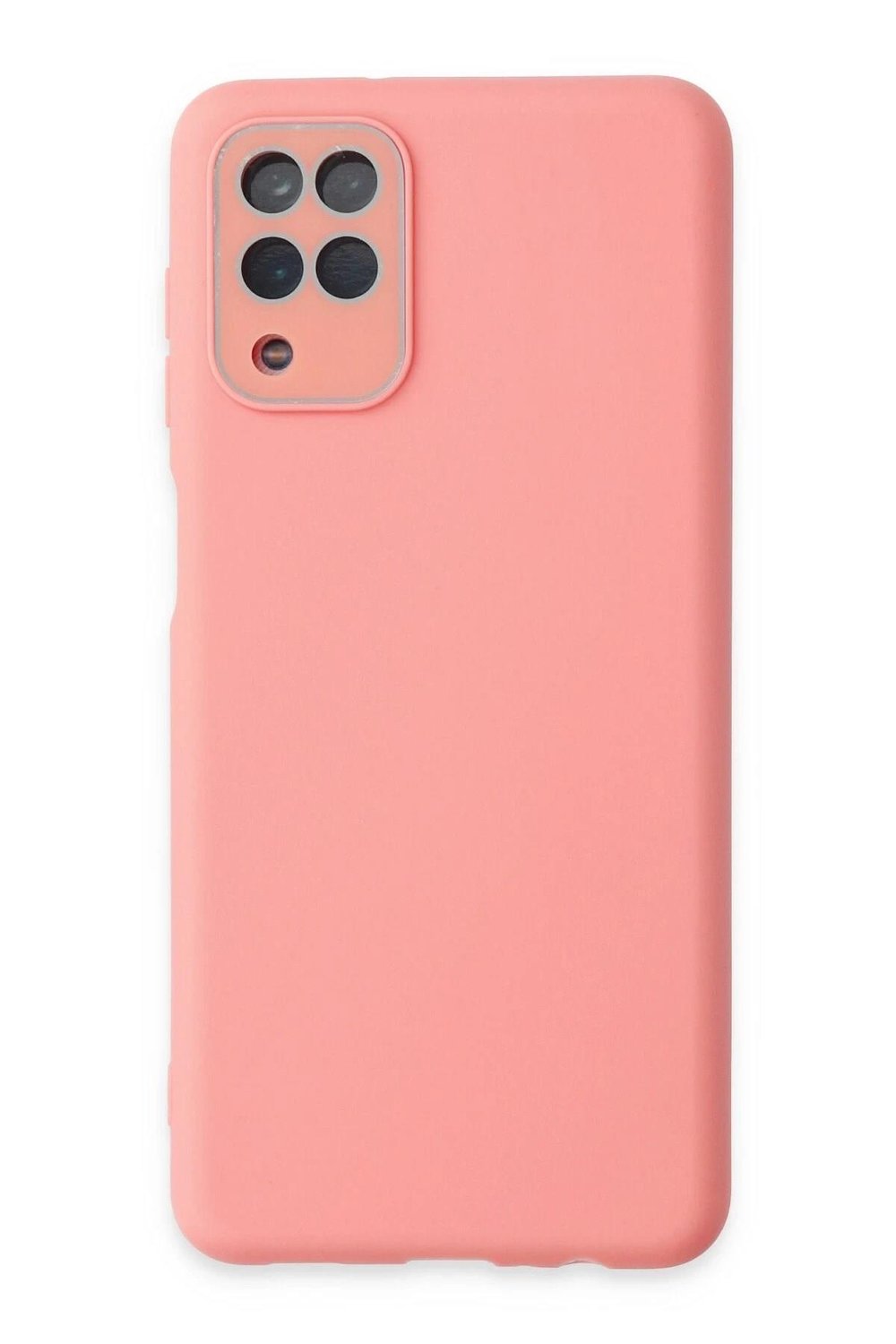 Mey İthalat®  Samsung Galaxy A22 Kılıf Lansman Glass Kapak - Pembe