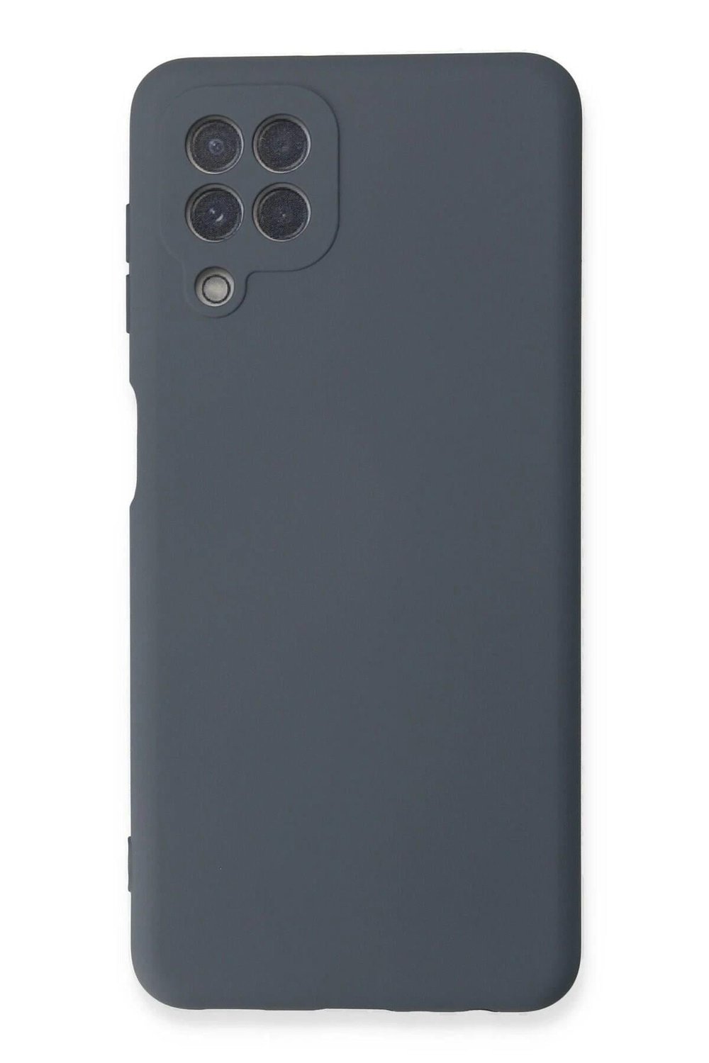 Mey İthalat®  Samsung Galaxy A22 Kılıf Nano içi Kadife Silikon - Gri