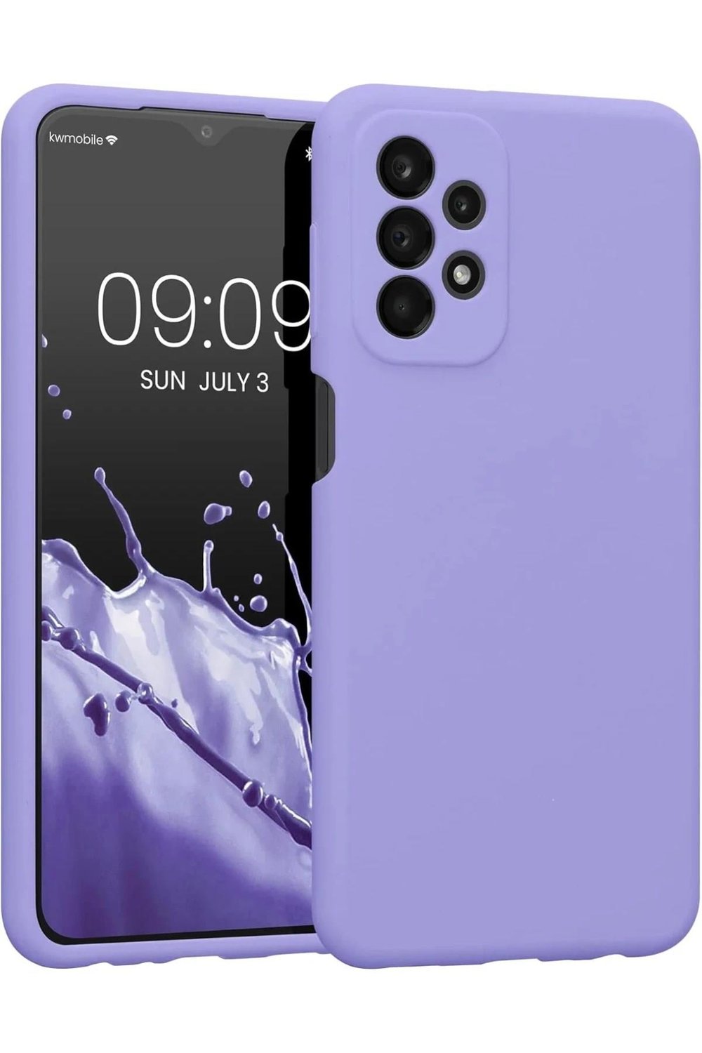 Mey İthalat®  Samsung Galaxy A23 4G Kılıf First Silikon - Lila