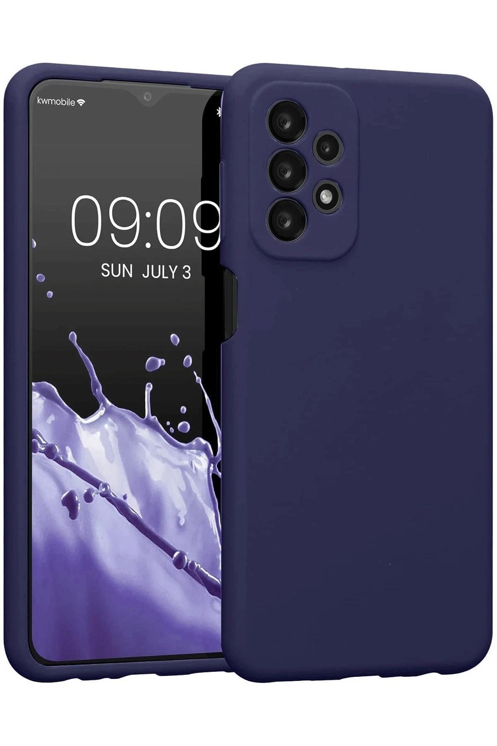 Mey İthalat®  Samsung Galaxy A23 4G Kılıf First Silikon - Lacivert