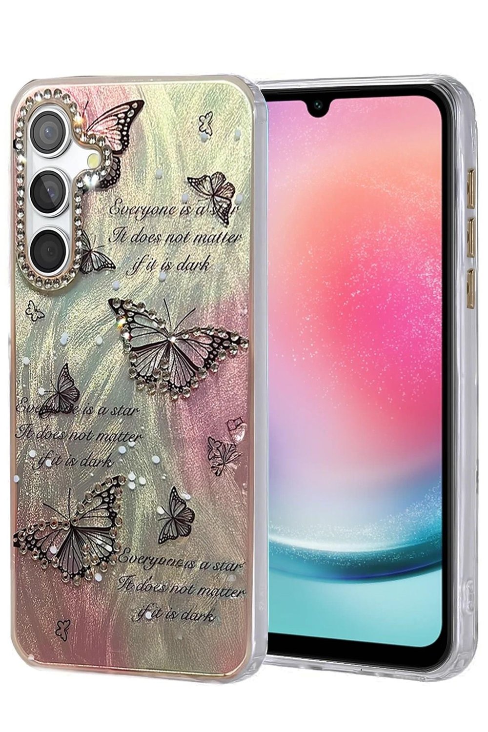 Mey İthalat®  Samsung Galaxy A24 4G Kılıf Blade Aynalı Desenli Kapak - Desen 6