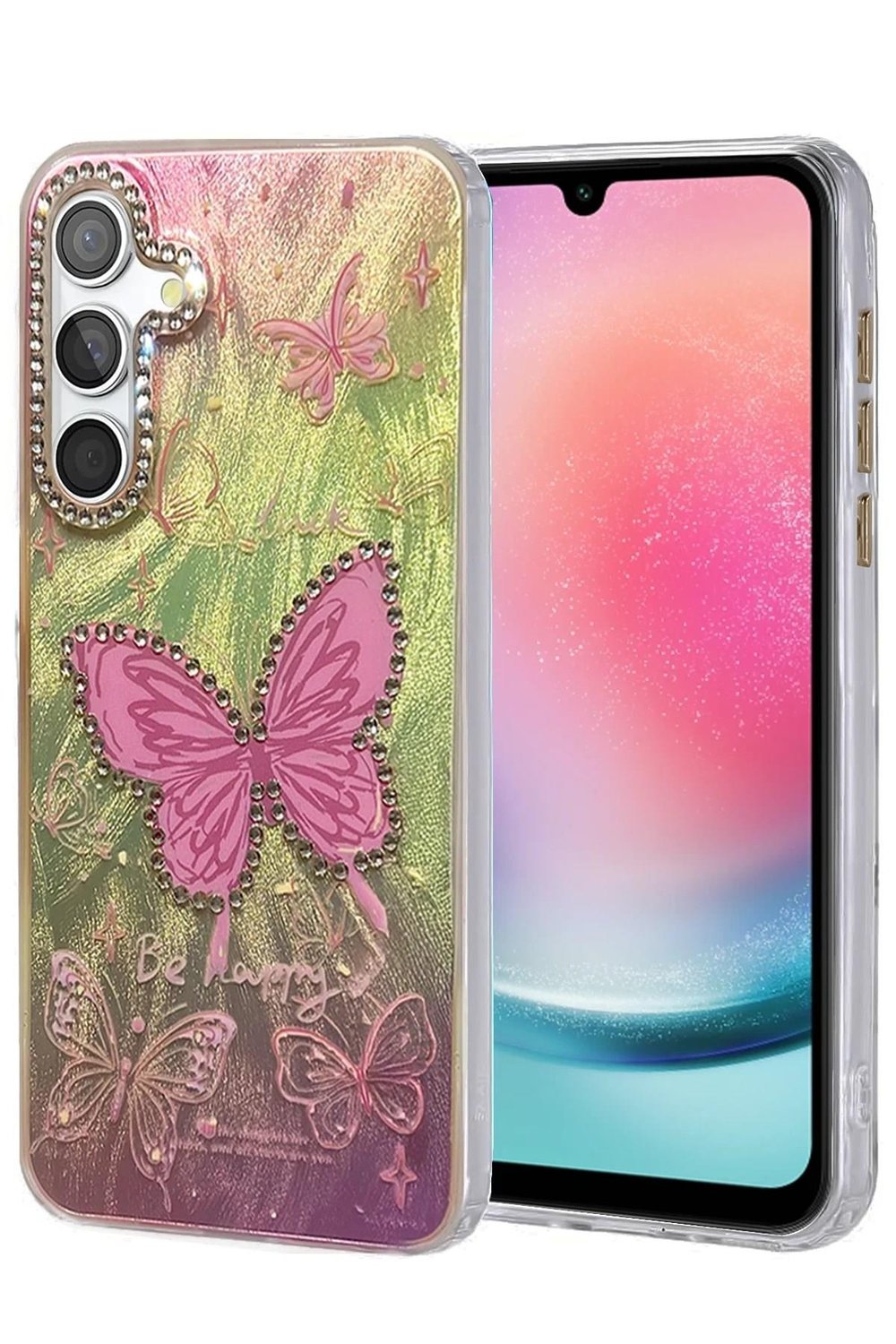 Mey İthalat®  Samsung Galaxy A24 4G Kılıf Blade Aynalı Desenli Kapak - Desen 5