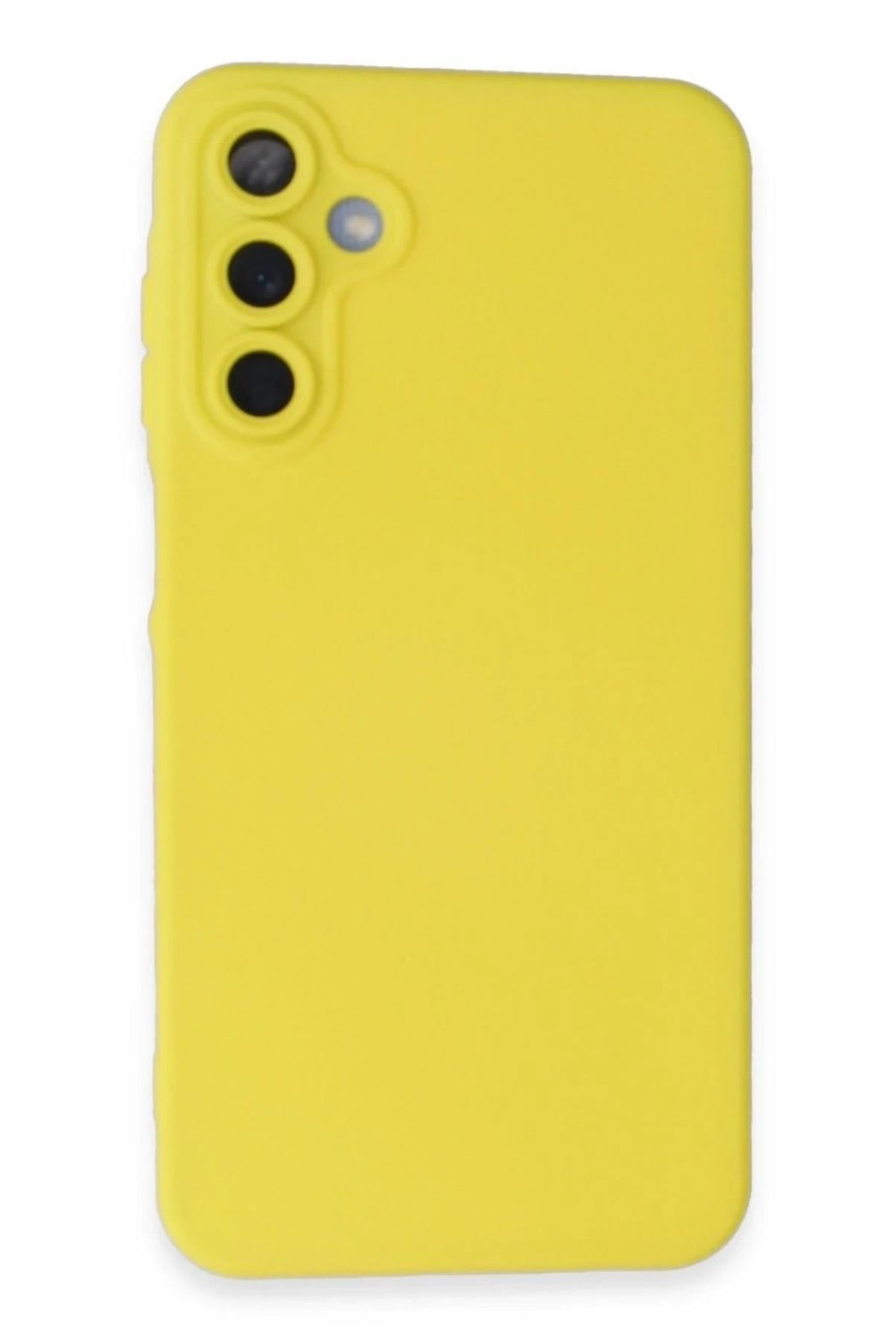 Mey İthalat®  Samsung Galaxy A25 5G Kılıf Nano içi Kadife Silikon - Sarı