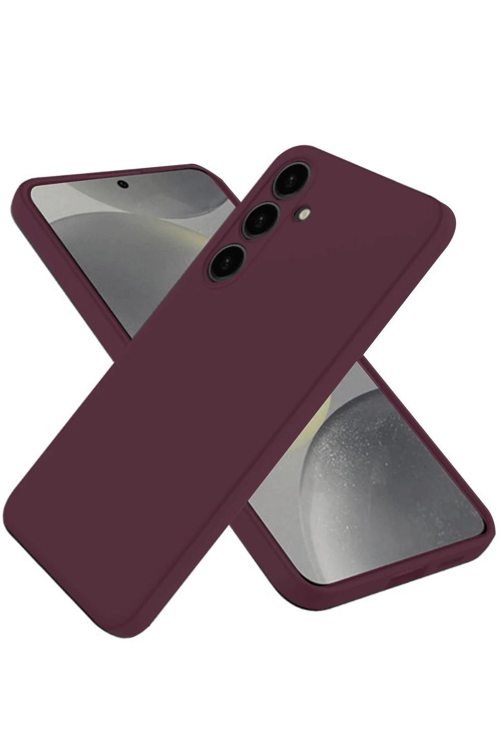Mey İthalat®  Samsung Galaxy A26 Kılıf First Silikon - Mürdüm