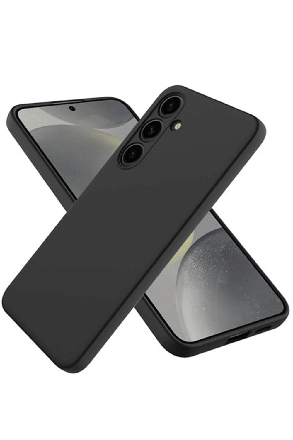 Mey İthalat®  Samsung Galaxy A26 Kılıf Nano içi Kadife Silikon - Siyah