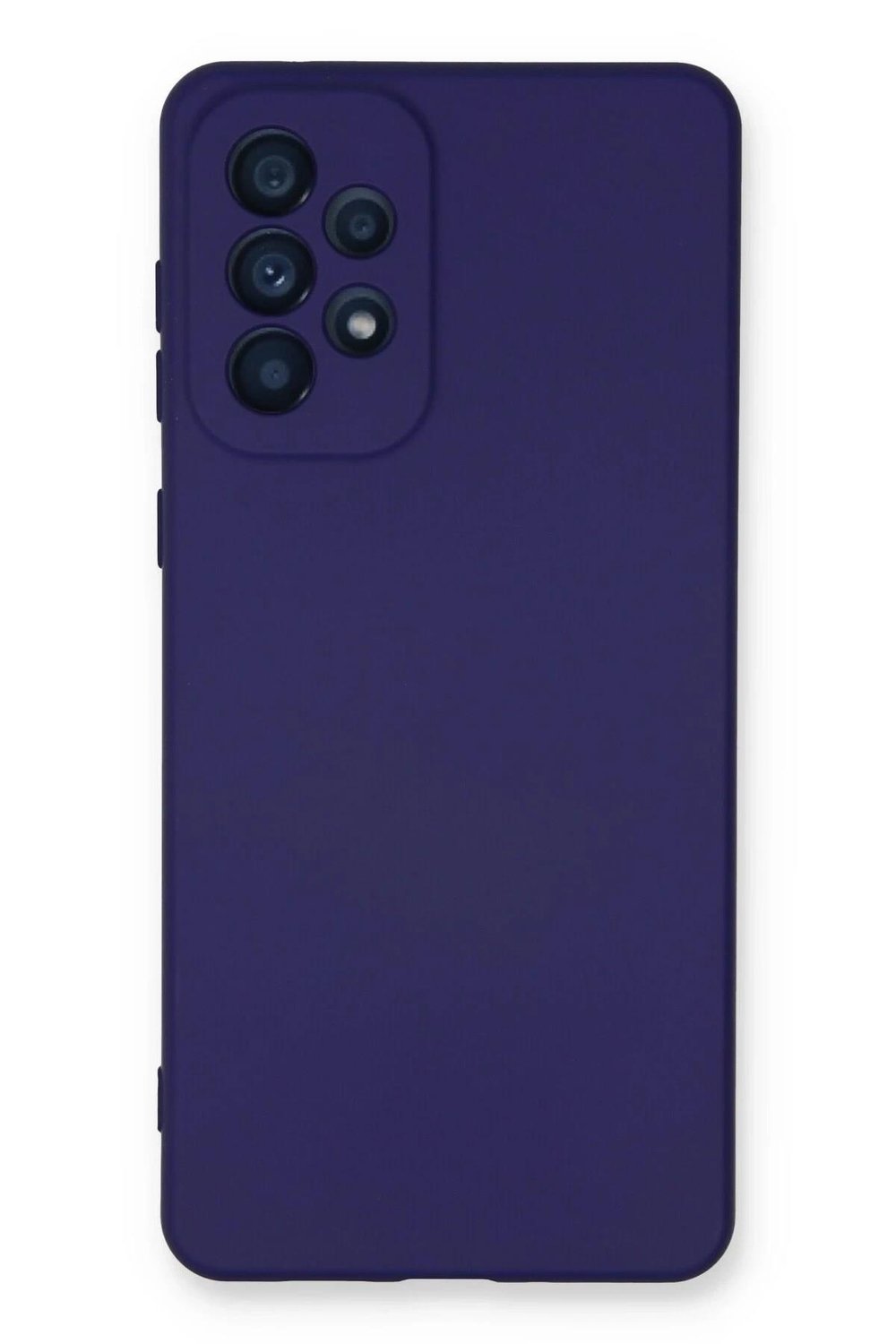 Mey İthalat®  Samsung Galaxy A33 5G Kılıf Nano içi Kadife Silikon - Mor