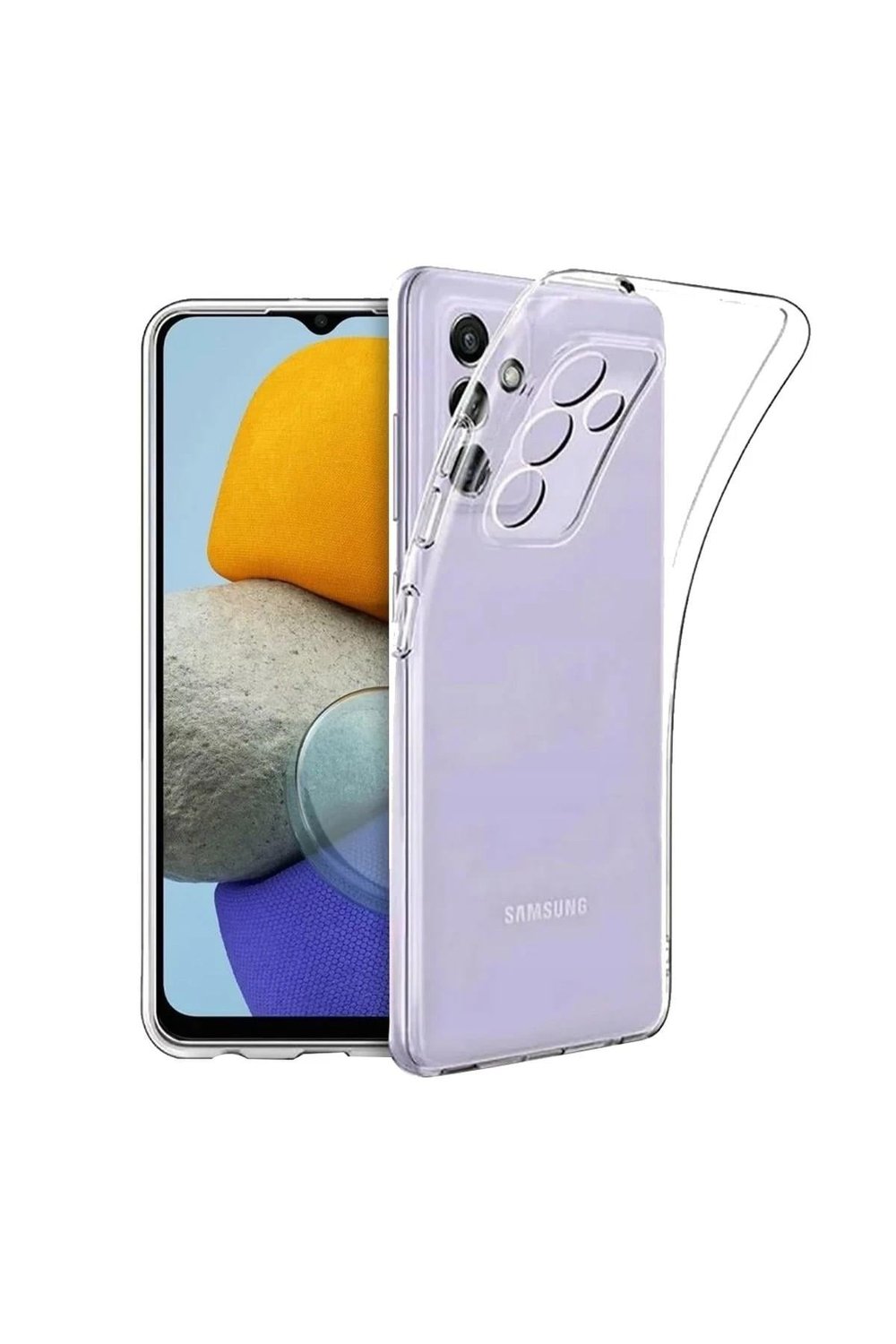 Mey İthalat®  Samsung Galaxy A34 5G Kılıf Lüx Şeffaf Silikon