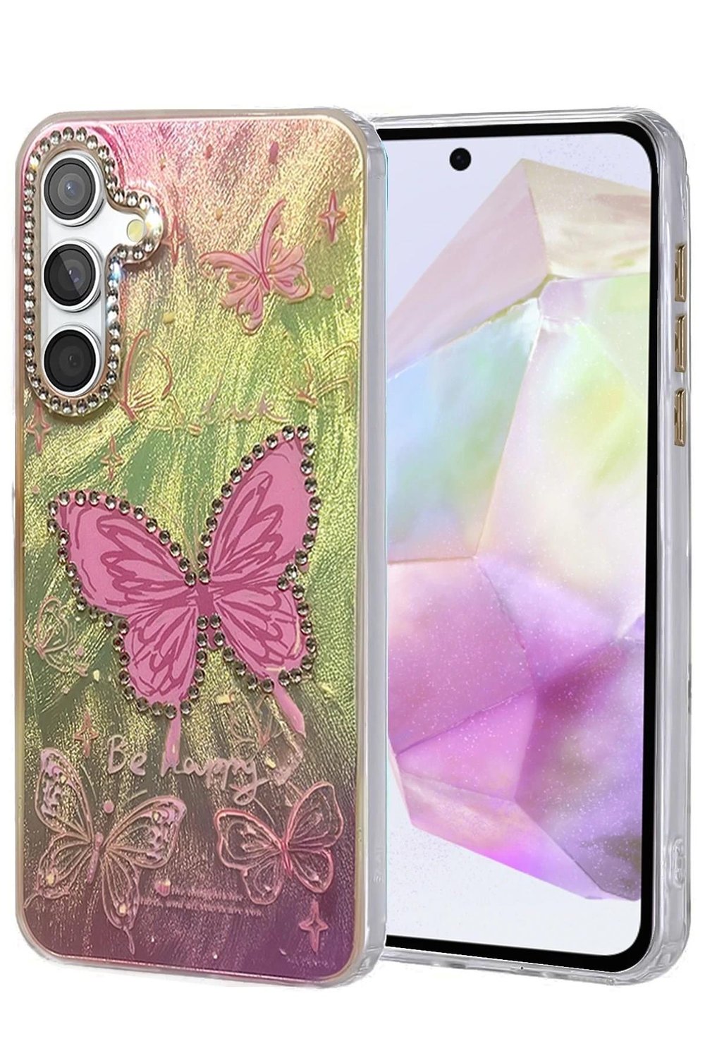 Mey İthalat®  Samsung Galaxy A35 5G Kılıf Blade Aynalı Desenli Kapak - Desen 5