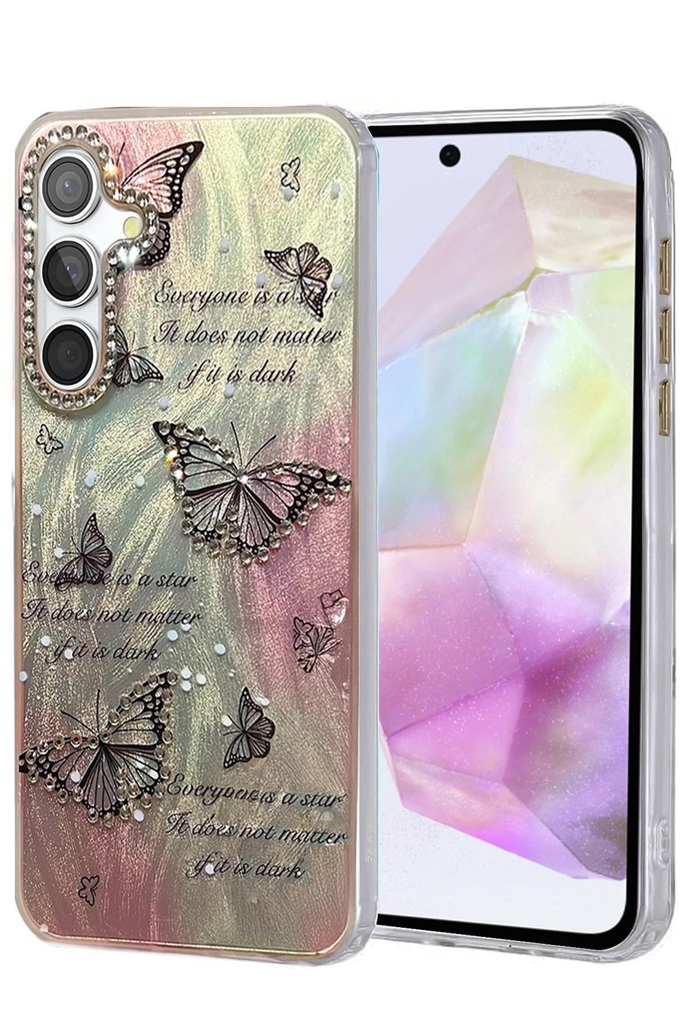 Mey İthalat®  Samsung Galaxy A35 5G Kılıf Blade Aynalı Desenli Kapak - Desen 6