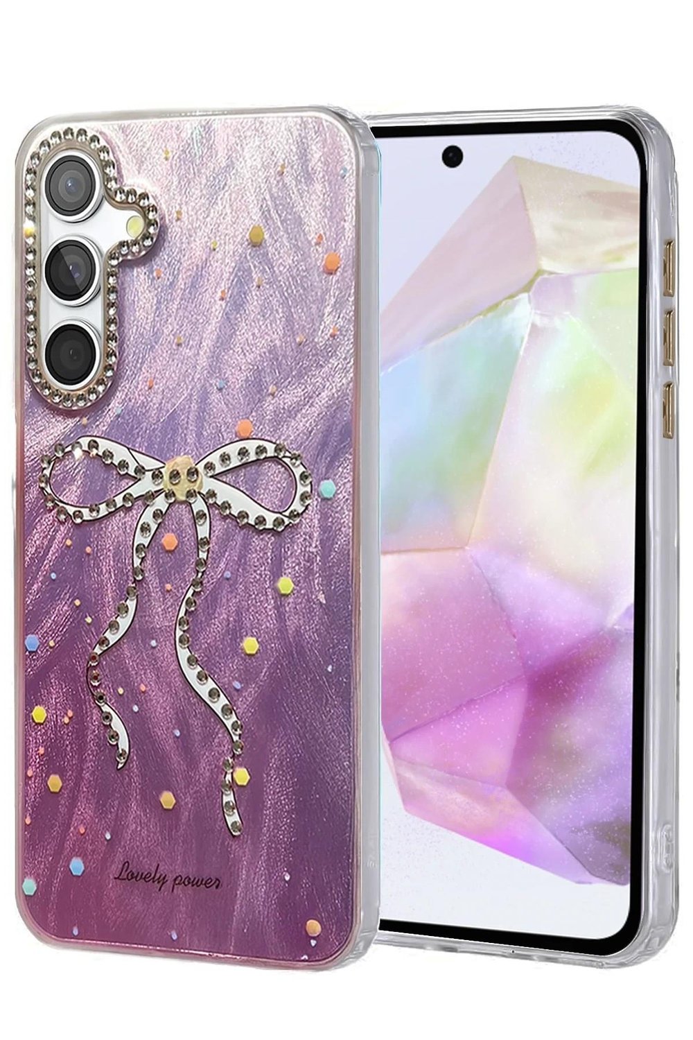 Mey İthalat®  Samsung Galaxy A35 5G Kılıf Blade Aynalı Desenli Kapak - Desen 1