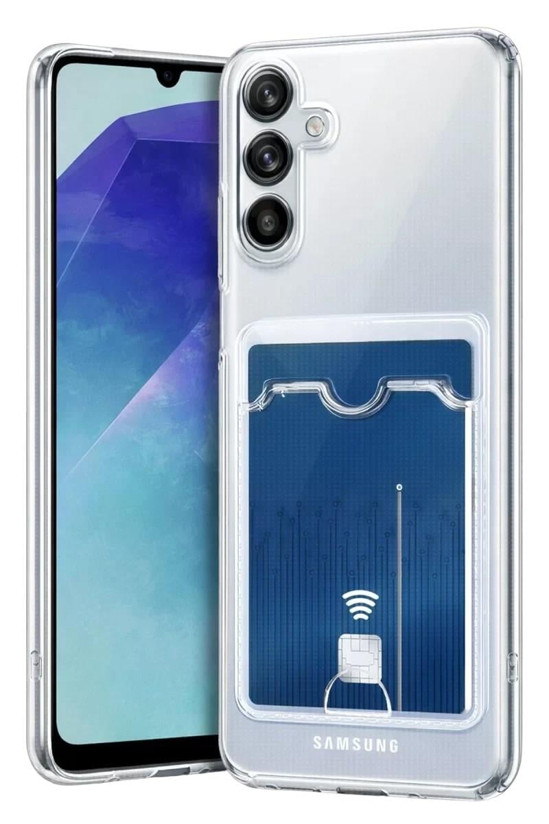 Mey İthalat®  Samsung Galaxy A37 5G Kart Şeffaf Silikon - Şeffaf