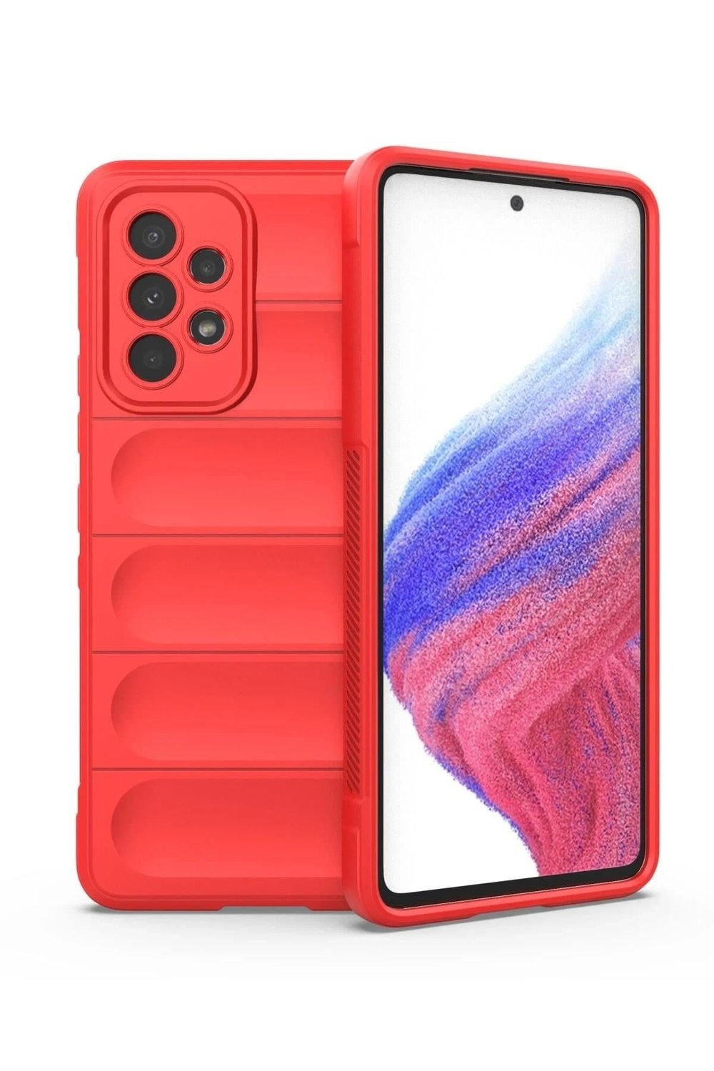 Mey İthalat®  Samsung Galaxy A53 5G Kılıf Optimum Silikon - Kırmızı