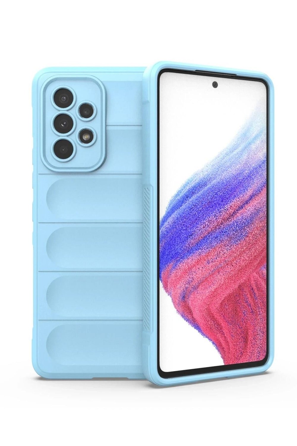 Mey İthalat®  Samsung Galaxy A53 5G Kılıf Optimum Silikon - Sky Blue