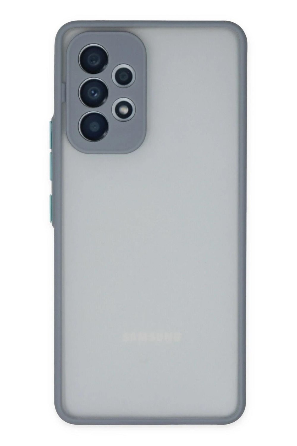 Mey İthalat®  Samsung Galaxy A53 5G Kılıf Montreal Silikon Kapak - Gri