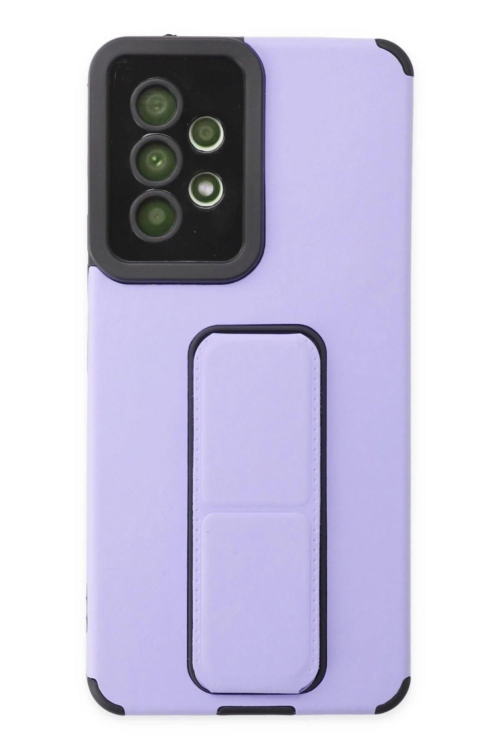 Mey İthalat®  Samsung Galaxy A53 5G Kılıf Mega Standlı Silikon - Lila