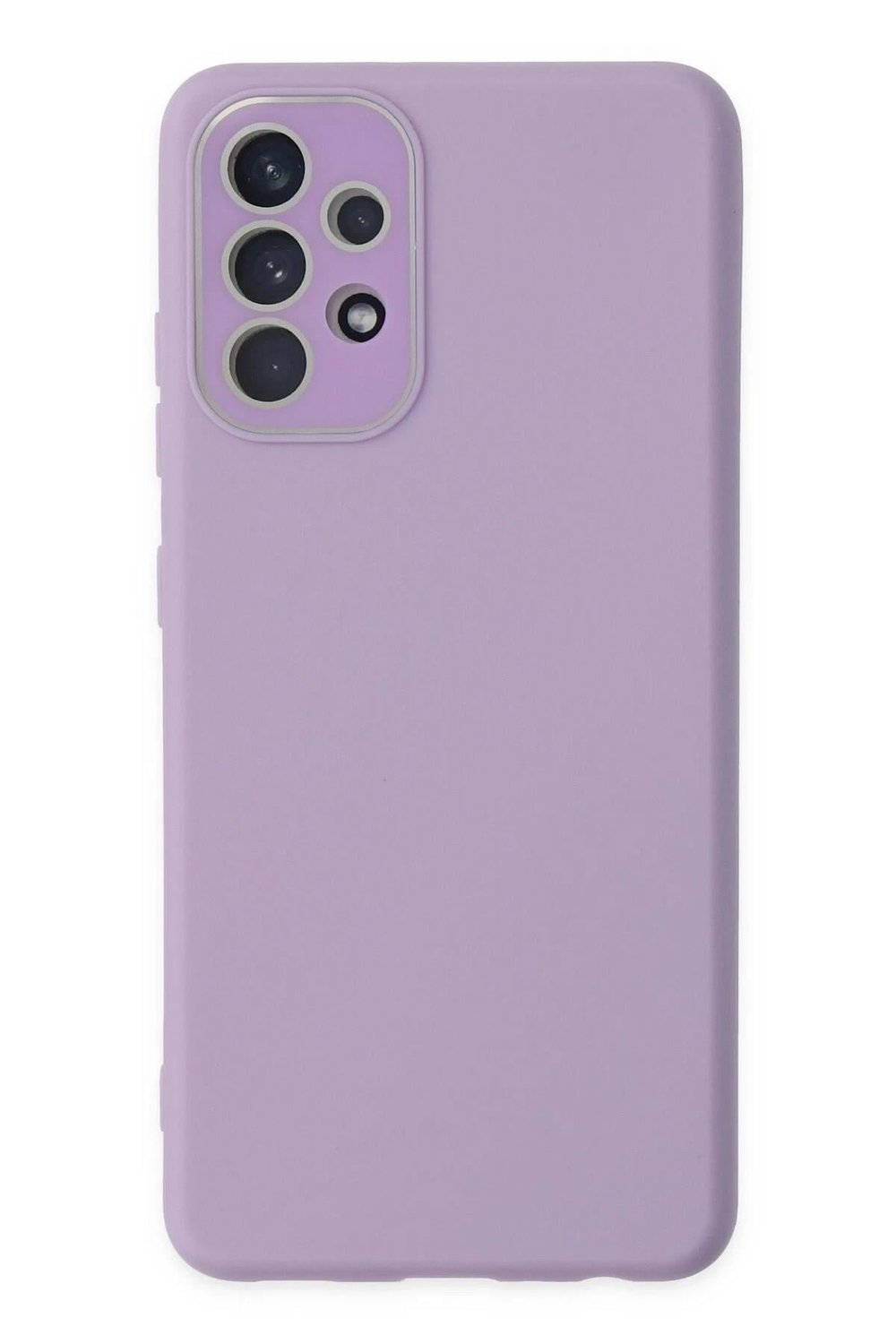 Mey İthalat®  Samsung Galaxy A53 5G Kılıf Lansman Glass Kapak - Lila