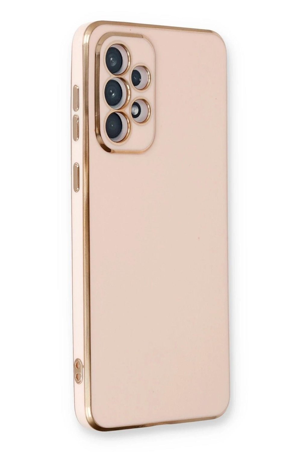 Mey İthalat®  Samsung Galaxy A53 5G Kılıf Volet Silikon - Pembe