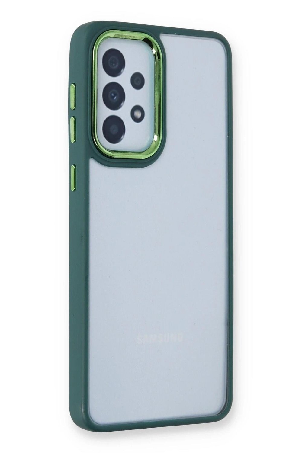 Mey İthalat®  Samsung Galaxy A53 5G Kılıf Dora Kapak - Haki Yeşil