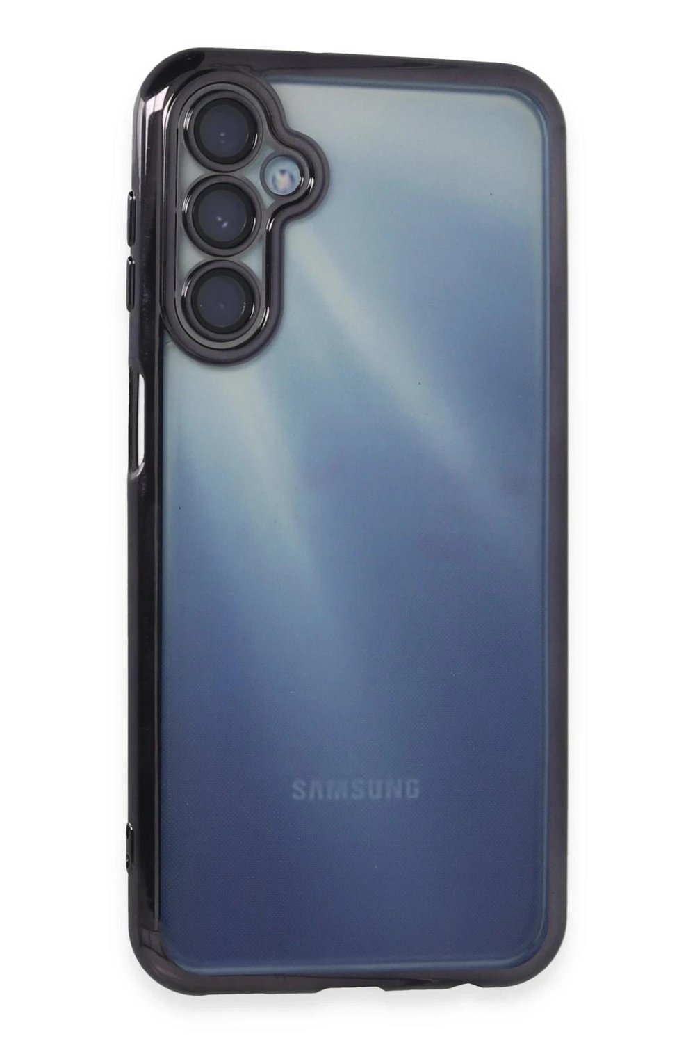 Mey İthalat®  Samsung Galaxy A55 5G Kılıf  Lensli Silikon - Mor