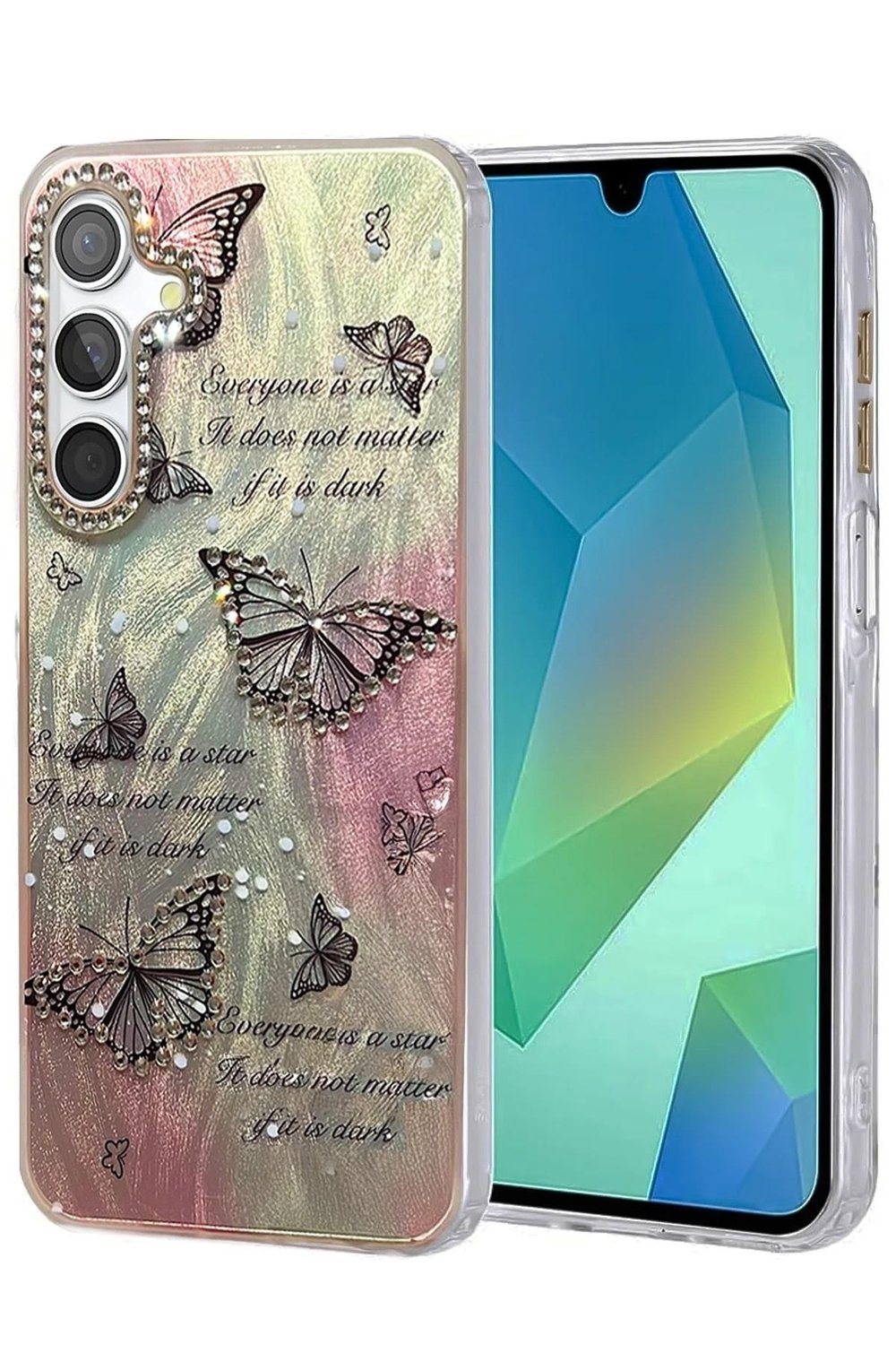 Mey İthalat®  Samsung Galaxy A55 5G Kılıf Blade Aynalı Desenli Kapak - Desen 6