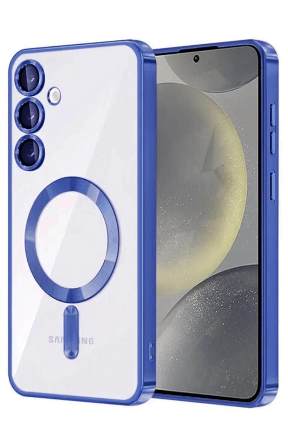 Mey İthalat®  Samsung Galaxy A55 5G Kross Magneticsafe Kapak - Lacivert