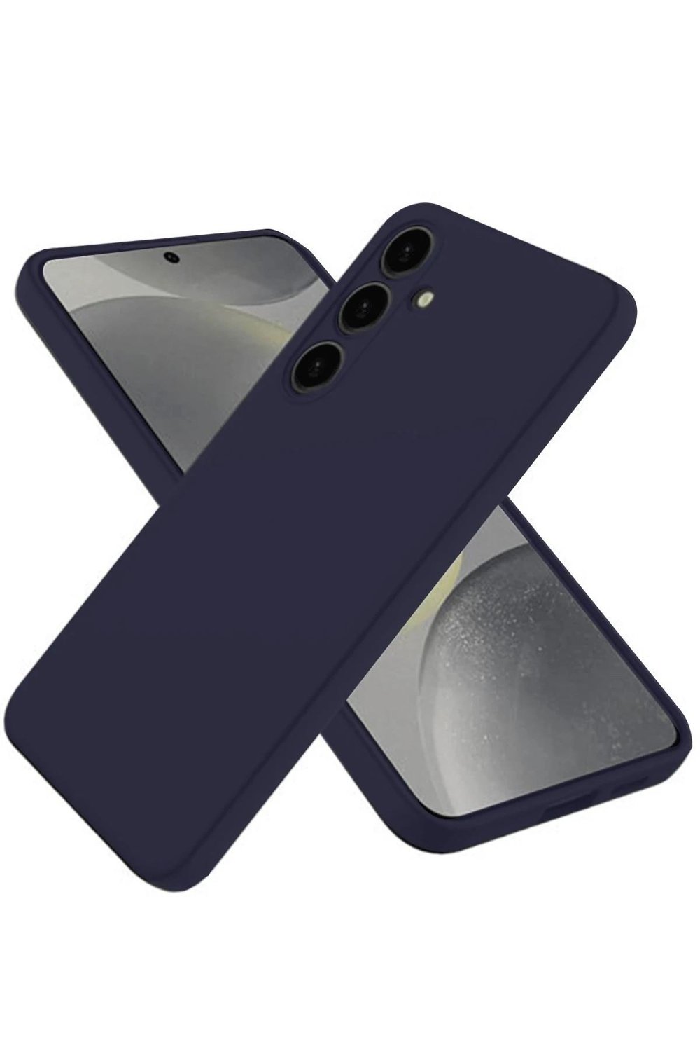 Mey İthalat®  Samsung Galaxy A56 Kılıf Nano içi Kadife Silikon - Lacivert