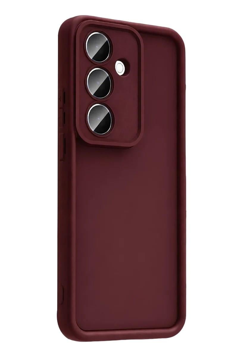 Mey İthalat®  Samsung Galaxy A57 5G Viera Silikon - Bordo