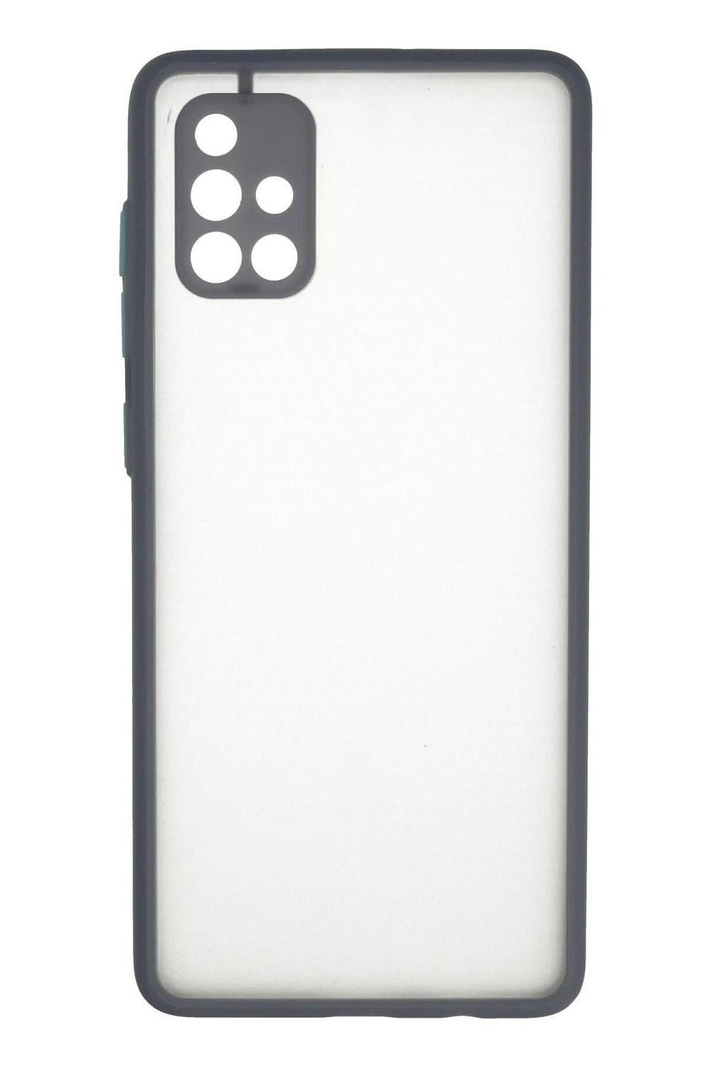 Mey İthalat®  Samsung Galaxy A71 Kılıf Montreal Silikon Kapak - Gri