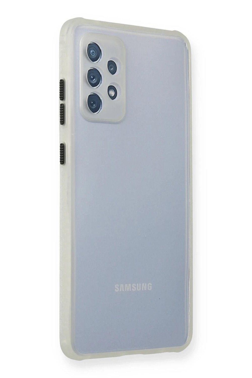 Mey İthalat®  Samsung Galaxy A72 Kılıf Miami Şeffaf Silikon - Şeffaf