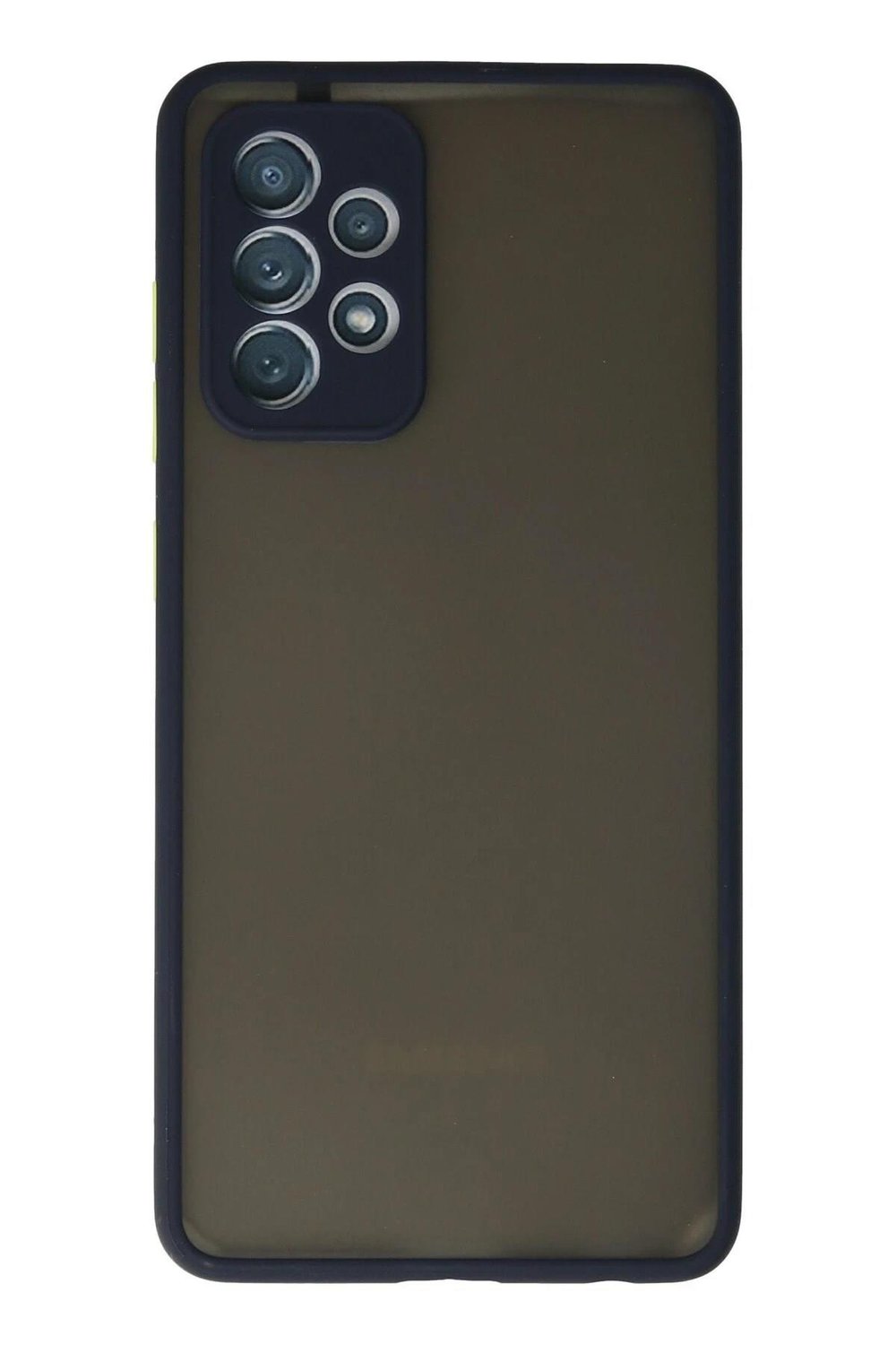 Mey İthalat®  Samsung Galaxy A72 Kılıf Montreal Silikon Kapak - Lacivert