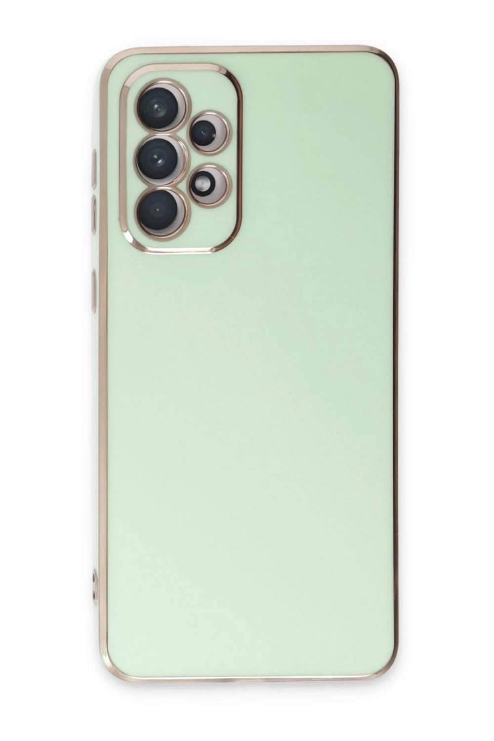 Mey İthalat®  Samsung Galaxy A73 5G Kılıf Volet Silikon - Açık Yeşil