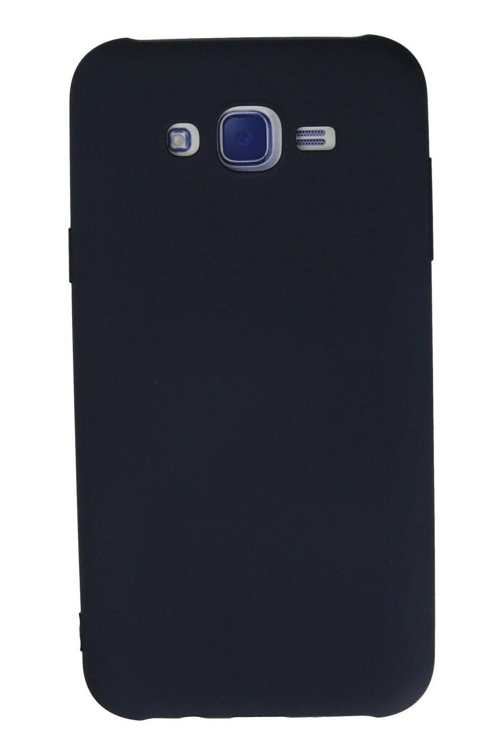 Mey İthalat®  Samsung Galaxy J7 Kılıf Nano içi Kadife Silikon - Lacivert