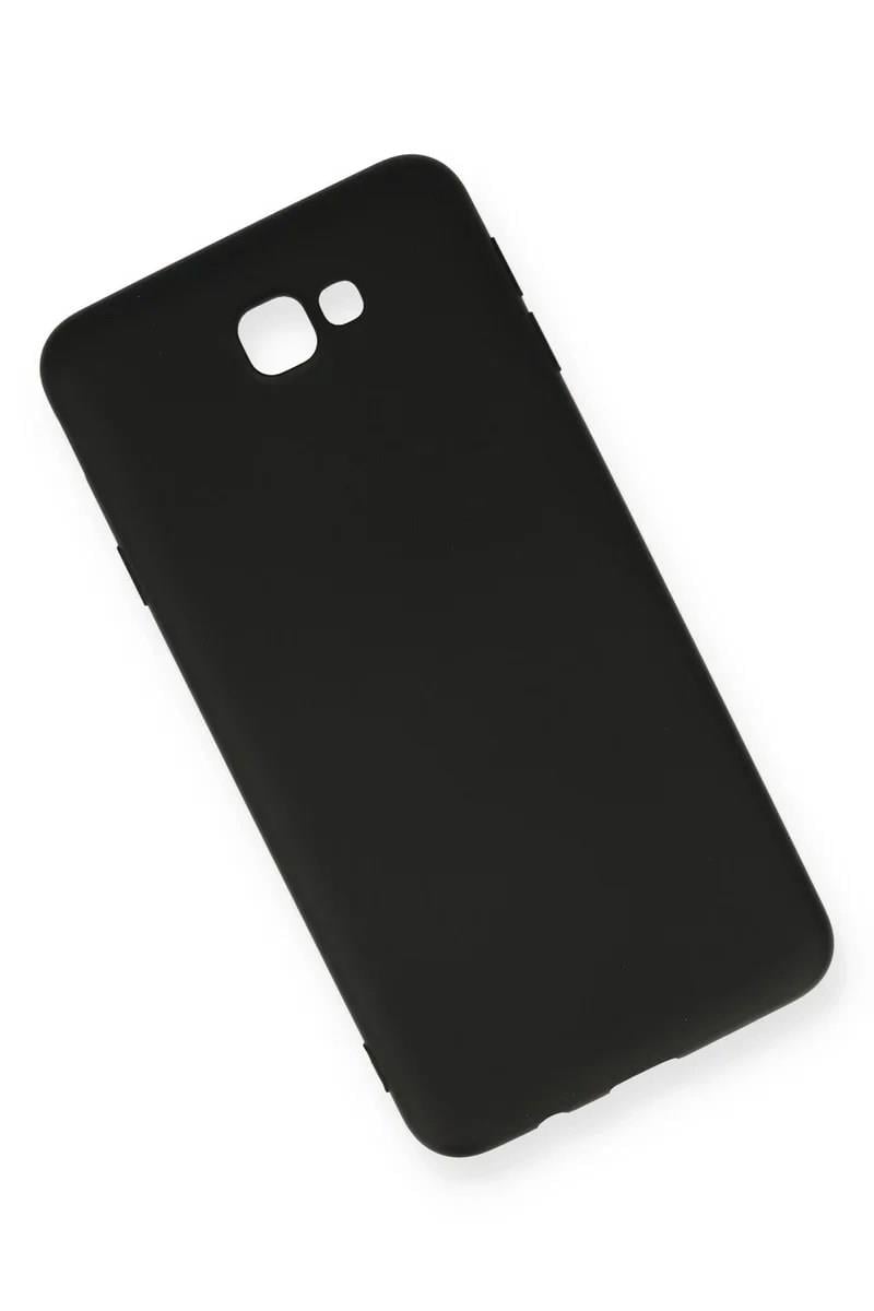 Mey İthalat®  Samsung Galaxy J7 Prime Kılıf Nano içi Kadife Silikon - Siyah