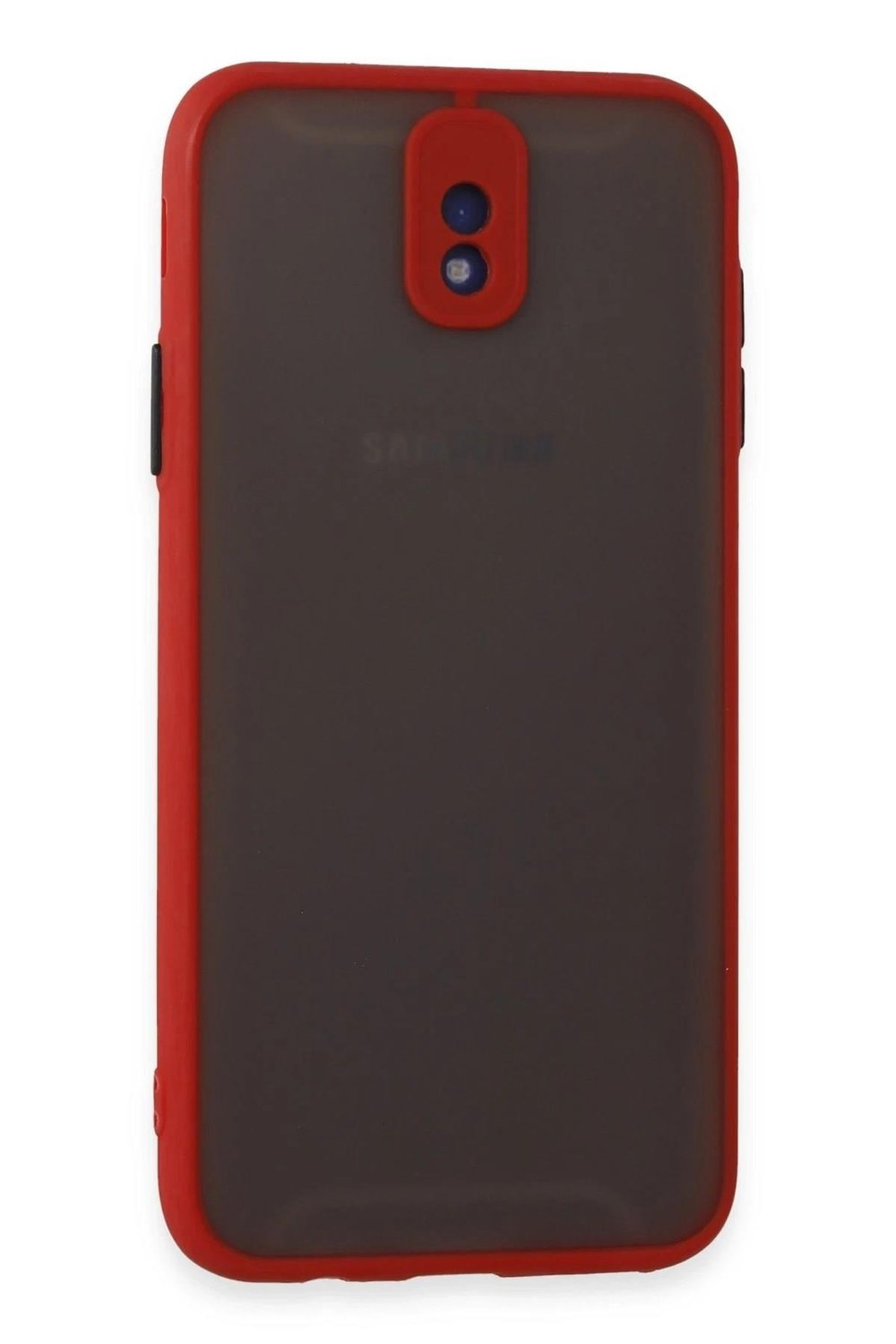Mey İthalat®  Samsung Galaxy J7 Pro / J730 Kılıf Montreal Silikon Kapak - Kırmızı