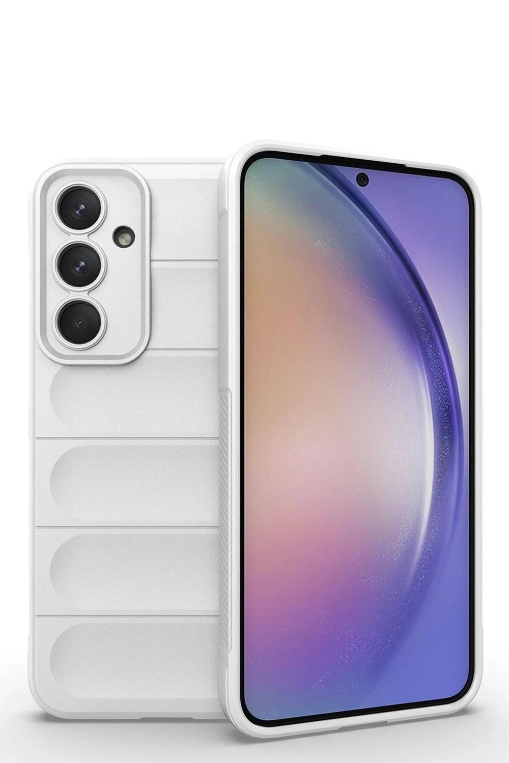 Mey İthalat®  Samsung Galaxy M14 5G Kılıf Optimum Silikon - Krem