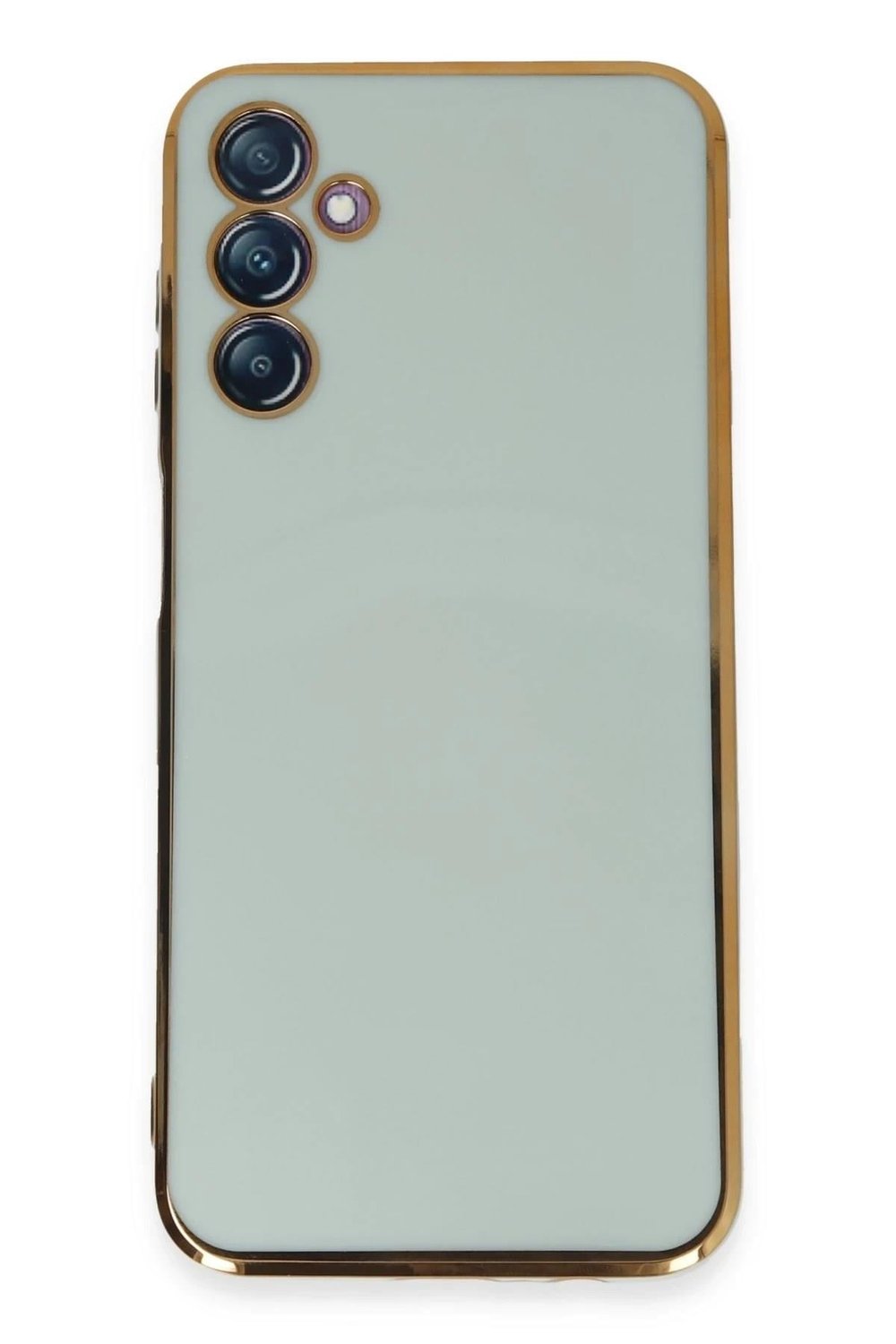Mey İthalat®  Samsung Galaxy M14 5G Kılıf Volet Silikon - Açık Yeşil