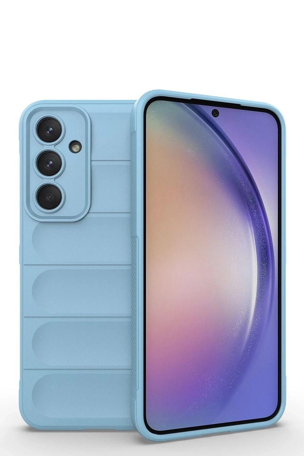 Mey İthalat®  Samsung Galaxy M14 5G Kılıf Optimum Silikon - Sky Blue