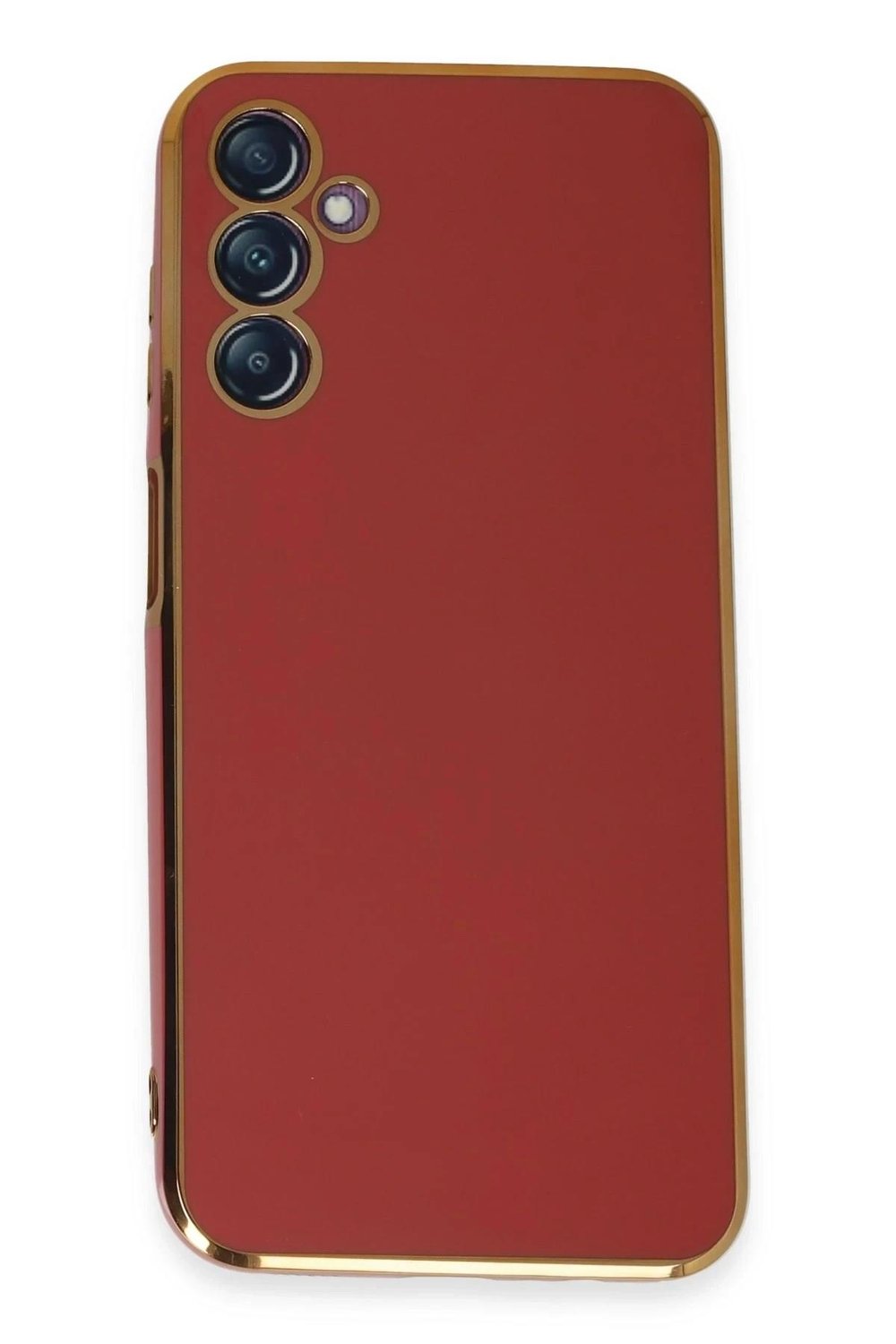 Mey İthalat®  Samsung Galaxy M14 5G Kılıf Volet Silikon - Kırmızı