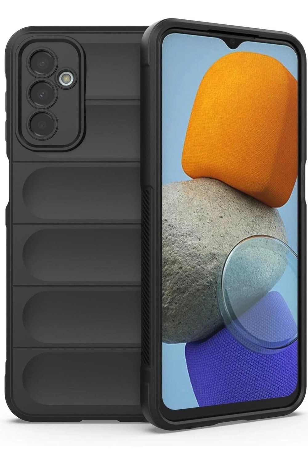 Mey İthalat®  Samsung Galaxy M23 Kılıf Optimum Silikon - Siyah