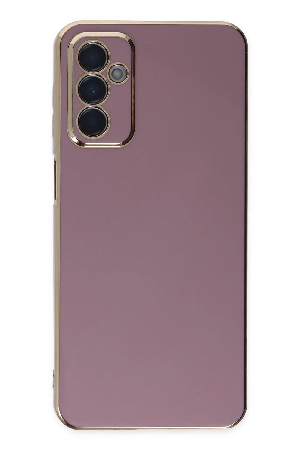 Mey İthalat®  Samsung Galaxy M23 Kılıf Volet Silikon - Mor