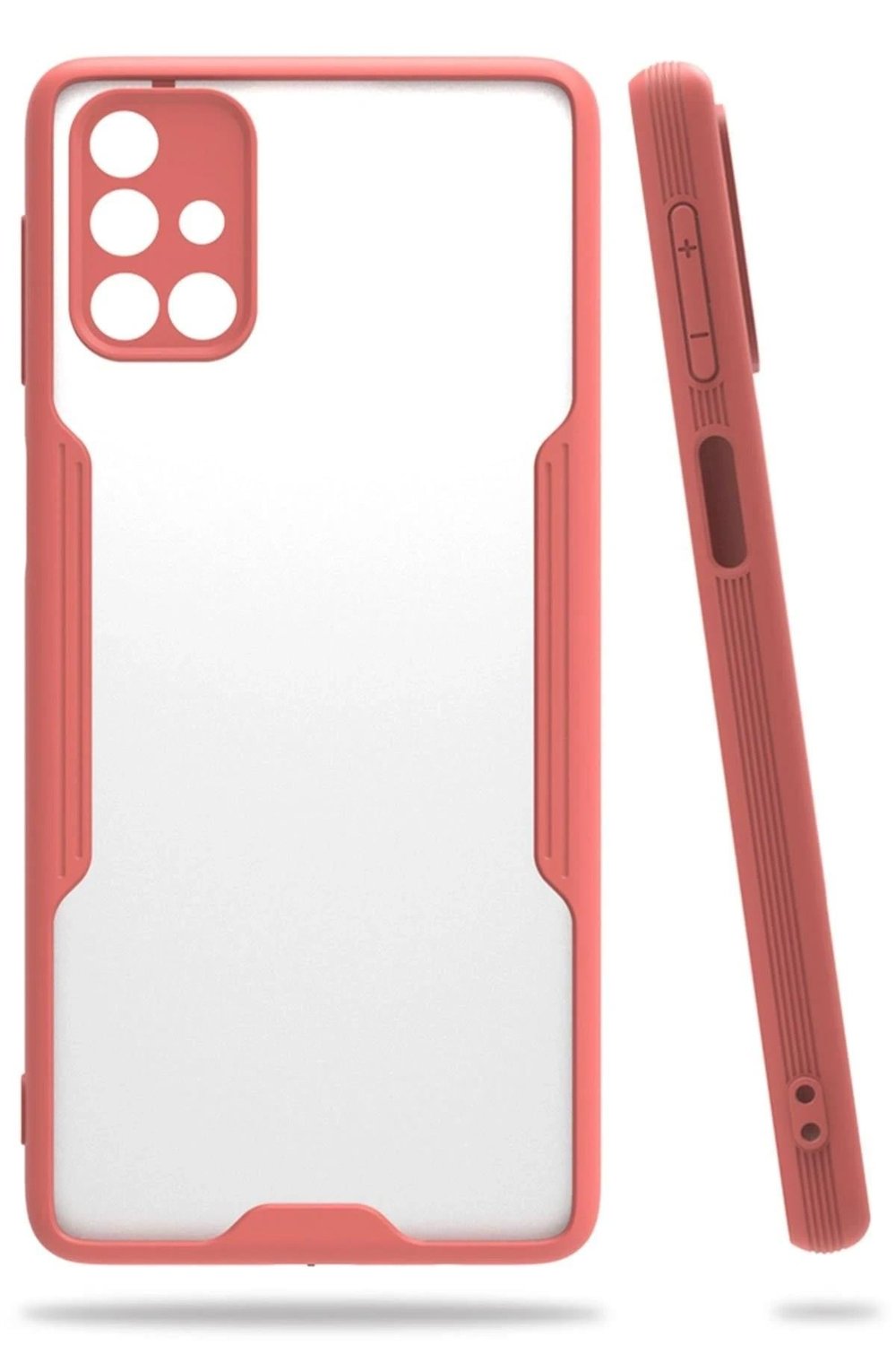 Mey İthalat®  Samsung Galaxy M31S Kılıf Platin Silikon - Pembe