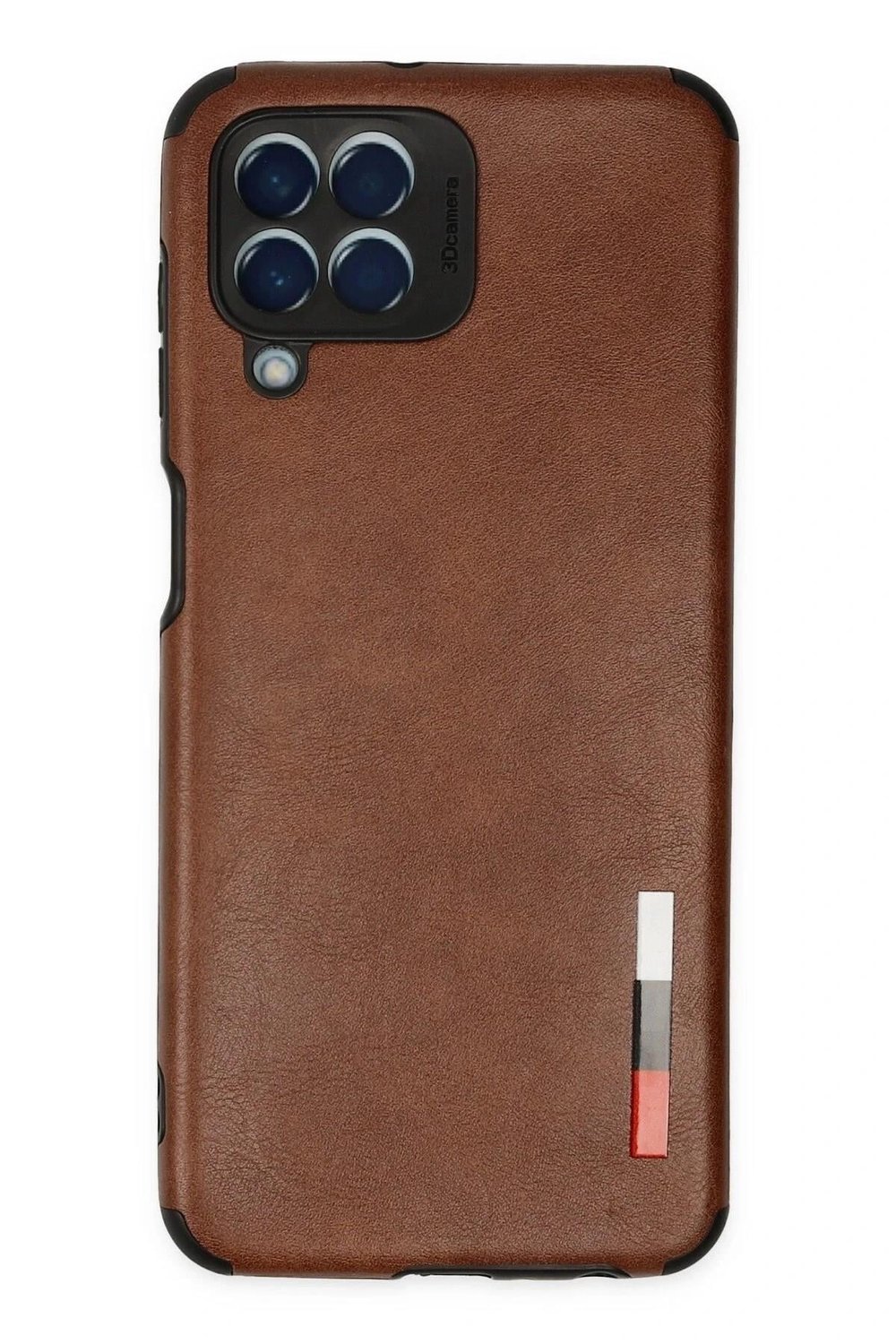 Mey İthalat®  Samsung Galaxy M33 Kılıf Loop Deri Silikon - Kahverengi
