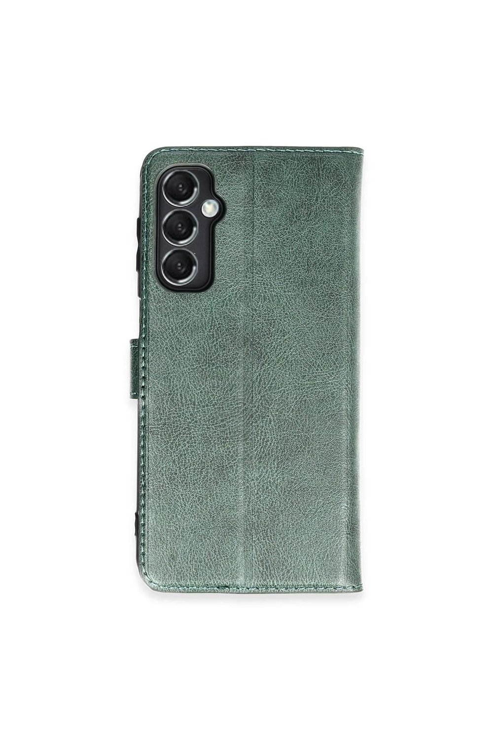 Mey İthalat®  Samsung Galaxy M34 5G Kılıf Trend S Plus Kapaklı Kılıf - Yeşil