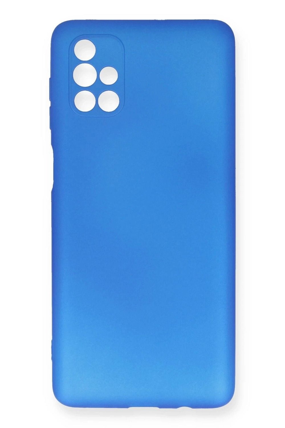 Mey İthalat®  Samsung Galaxy M51 Kılıf First Silikon - Mavi