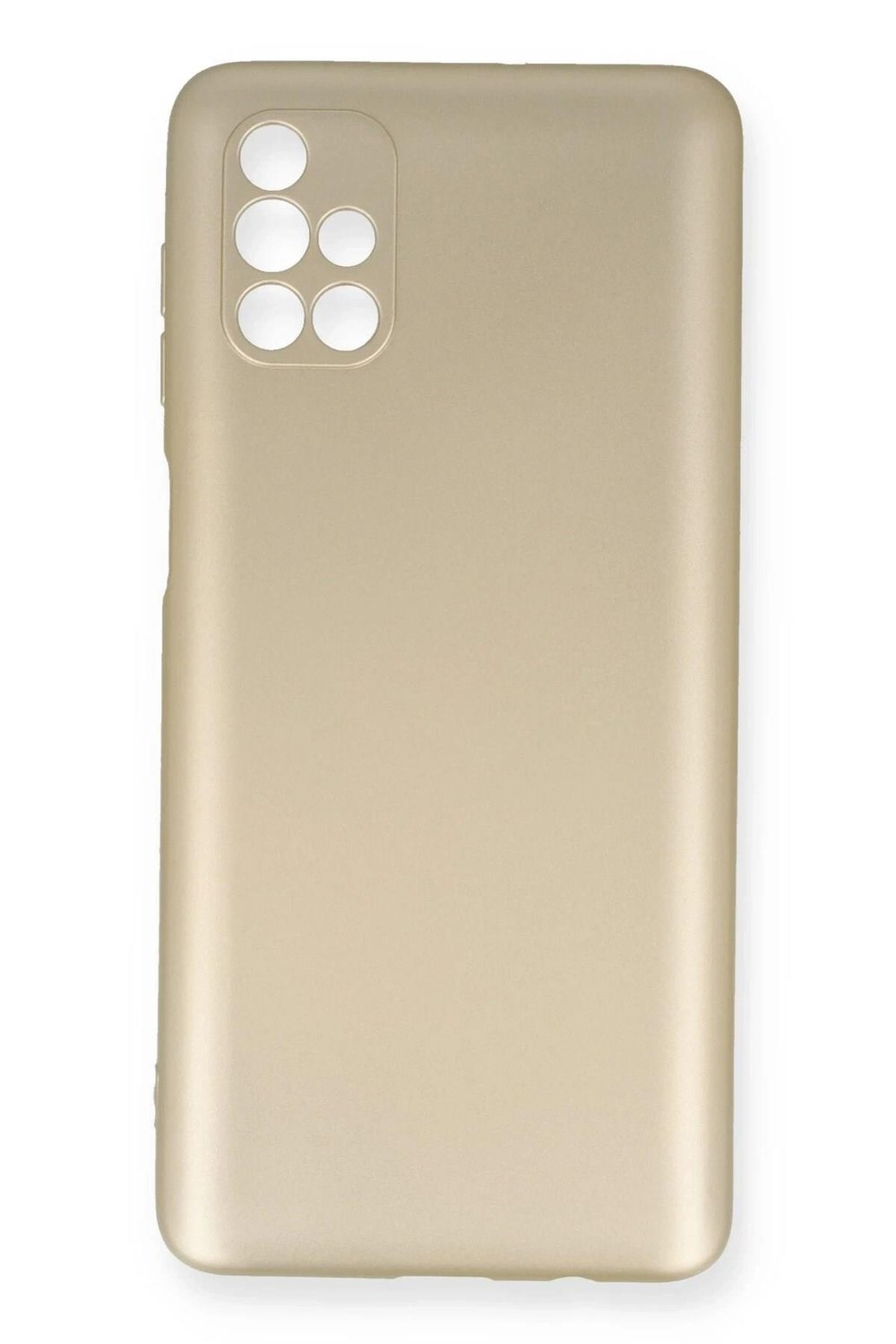 Mey İthalat®  Samsung Galaxy M51 Kılıf First Silikon - Gold