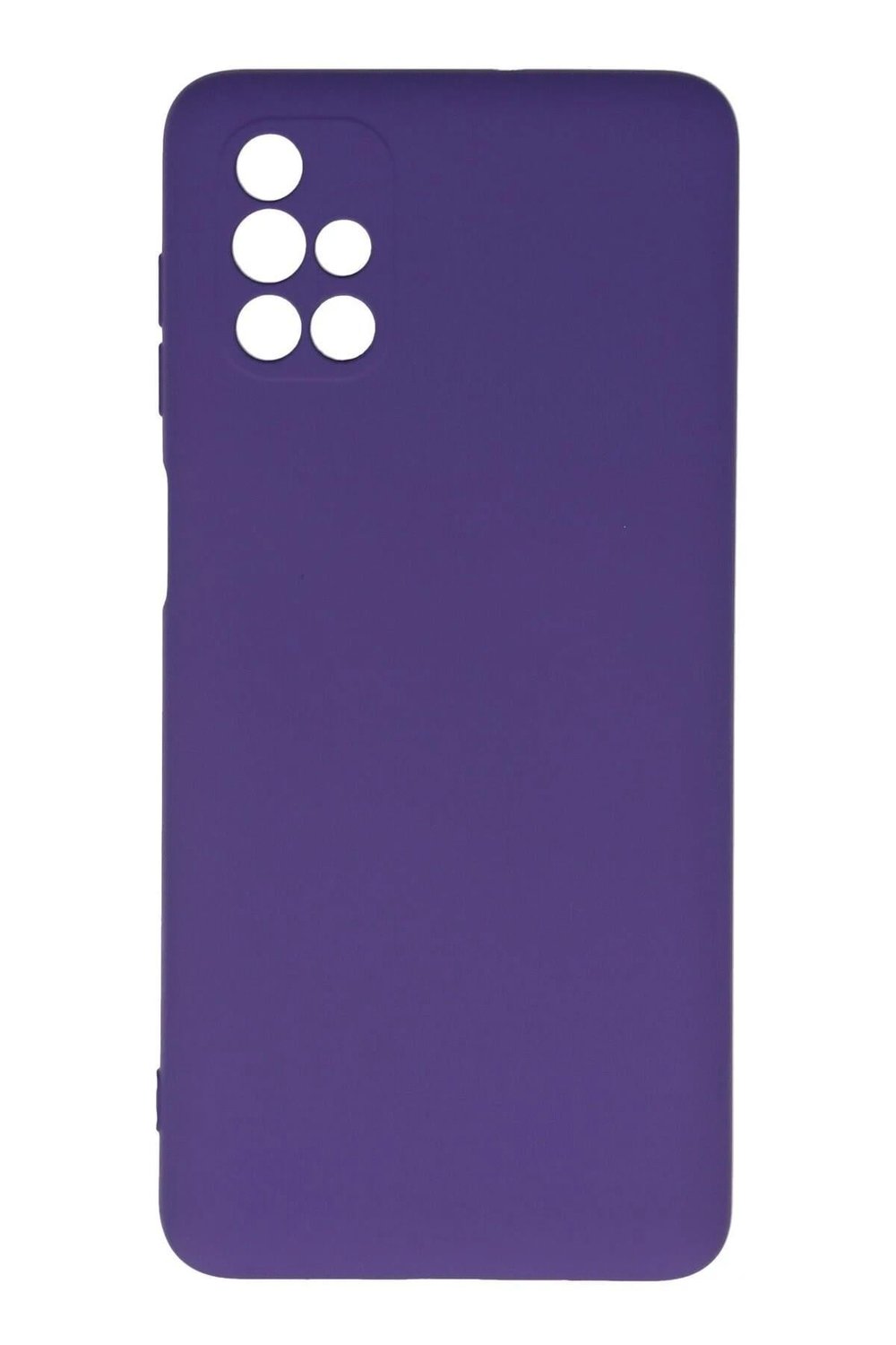 Mey İthalat®  Samsung Galaxy M51 Kılıf Nano içi Kadife Silikon - Mor